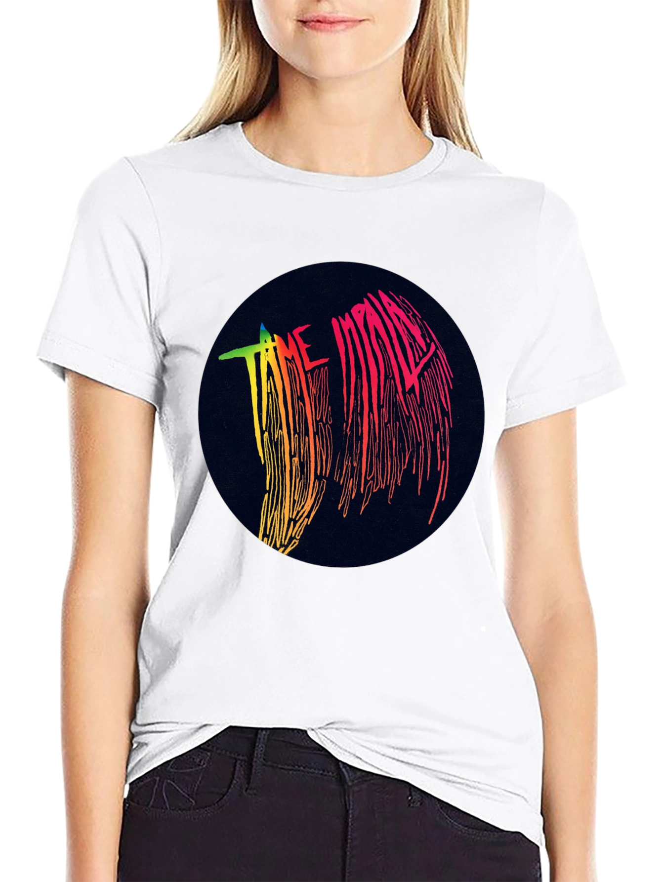 Tame Impala Graphic Black T-Shirt - Retro Style