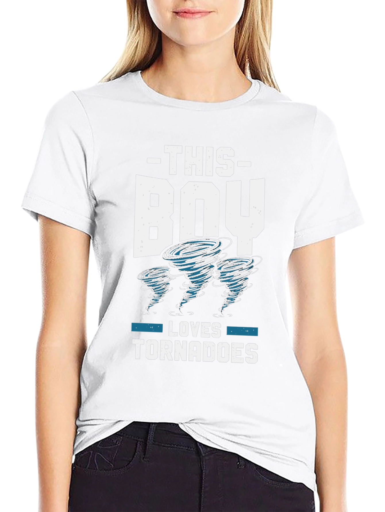 Tornado Lover Boy Black Graphic Tee