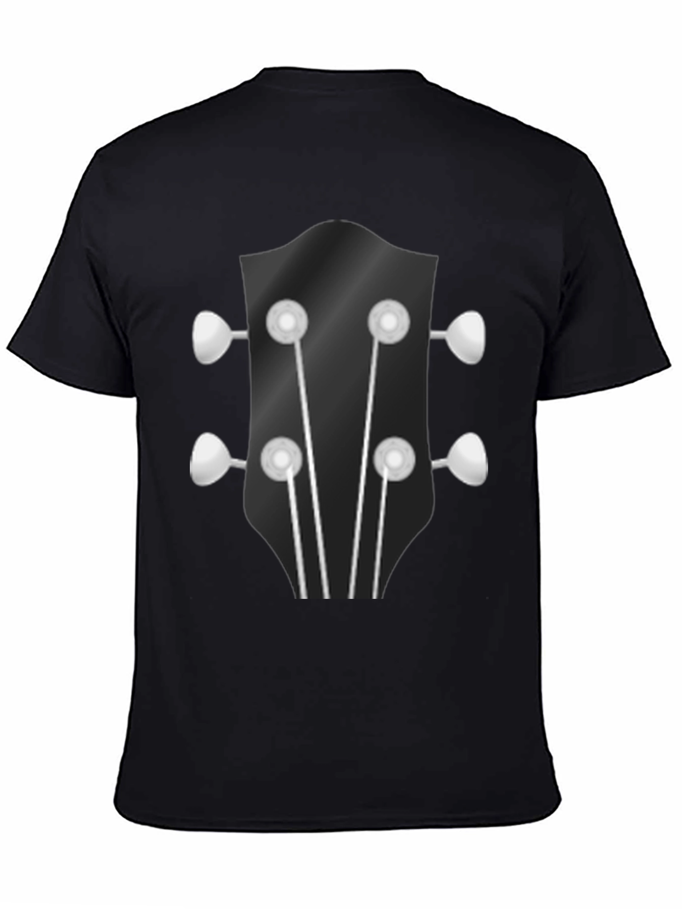 Guitar Headstock Graphic Tee - Music Lovers Shirt