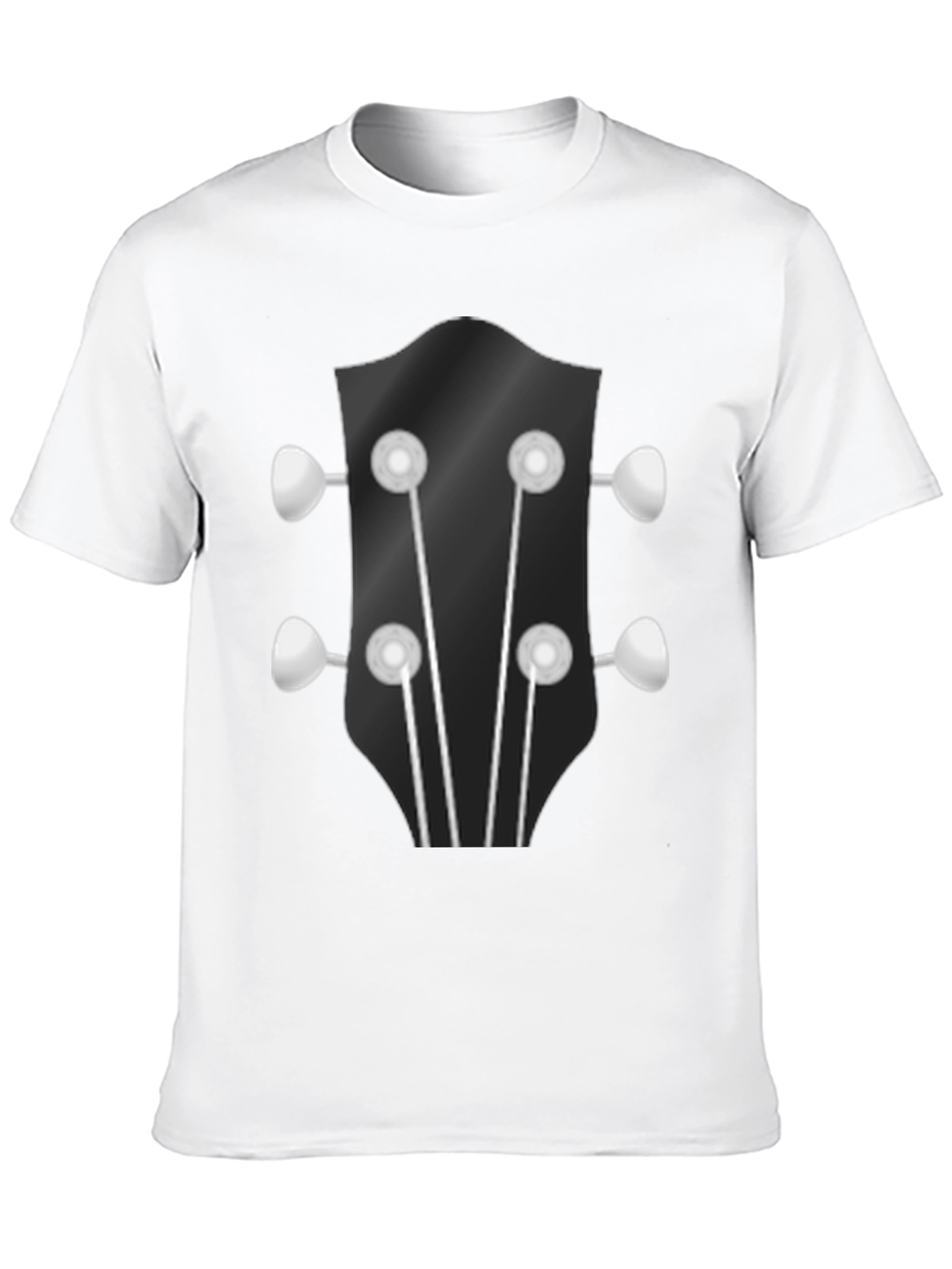 Guitar Headstock Graphic Tee - Music Lovers Shirt