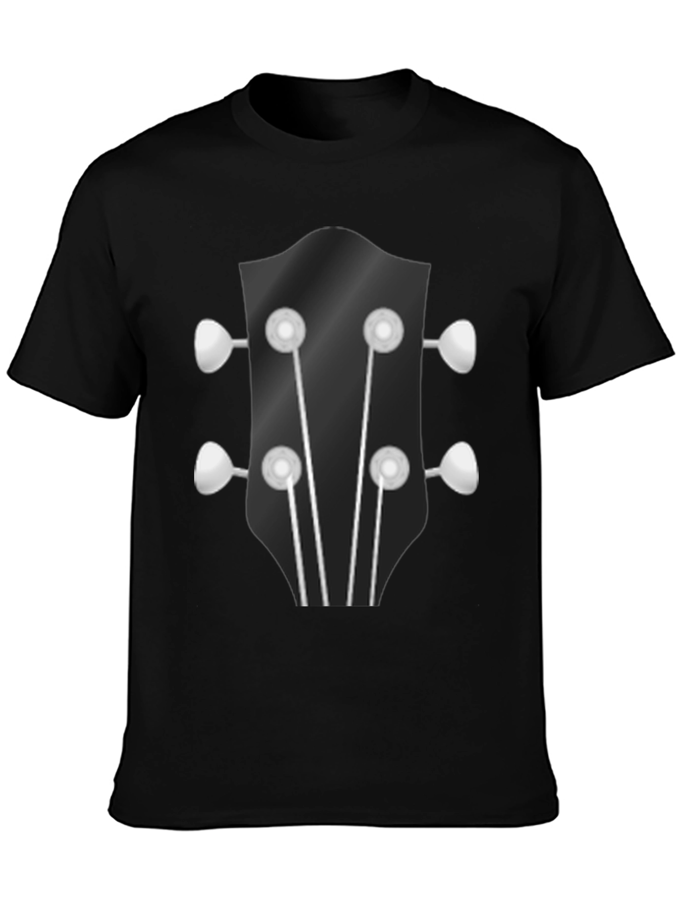 Guitar Headstock Graphic Tee - Music Lovers Shirt
