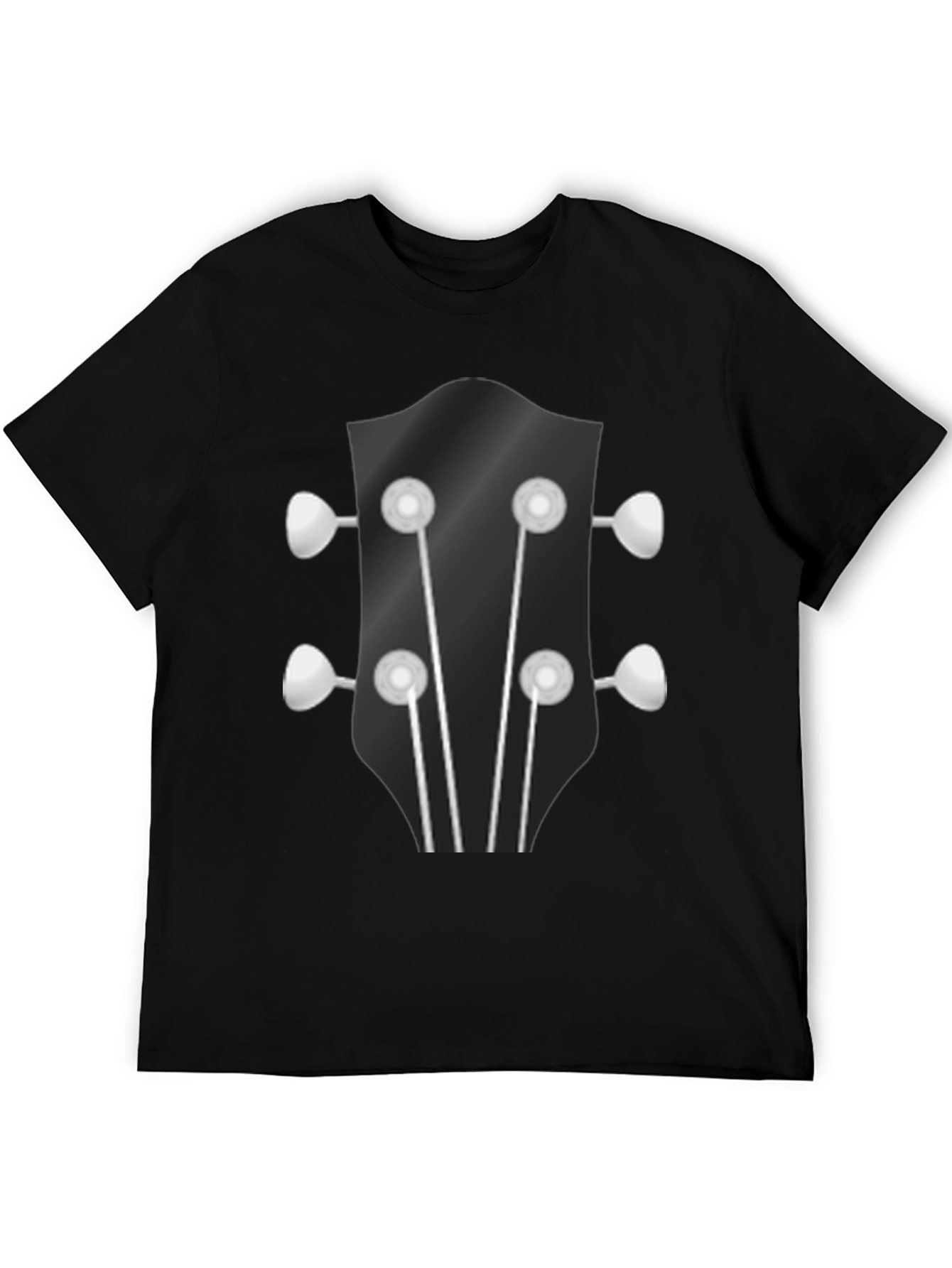 Guitar Headstock Graphic Tee - Music Lovers Shirt