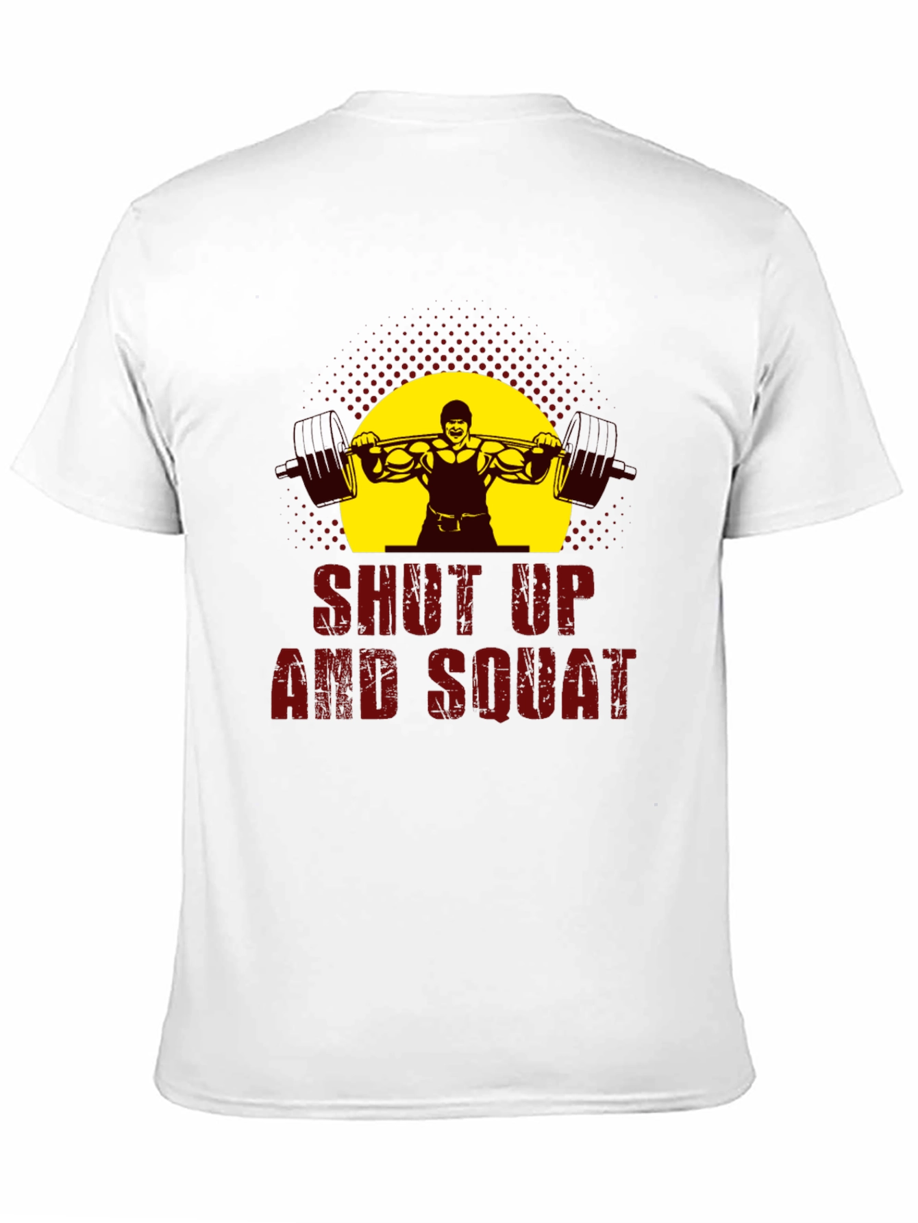 Shut Up and Squat Black Graphic T-Shirt