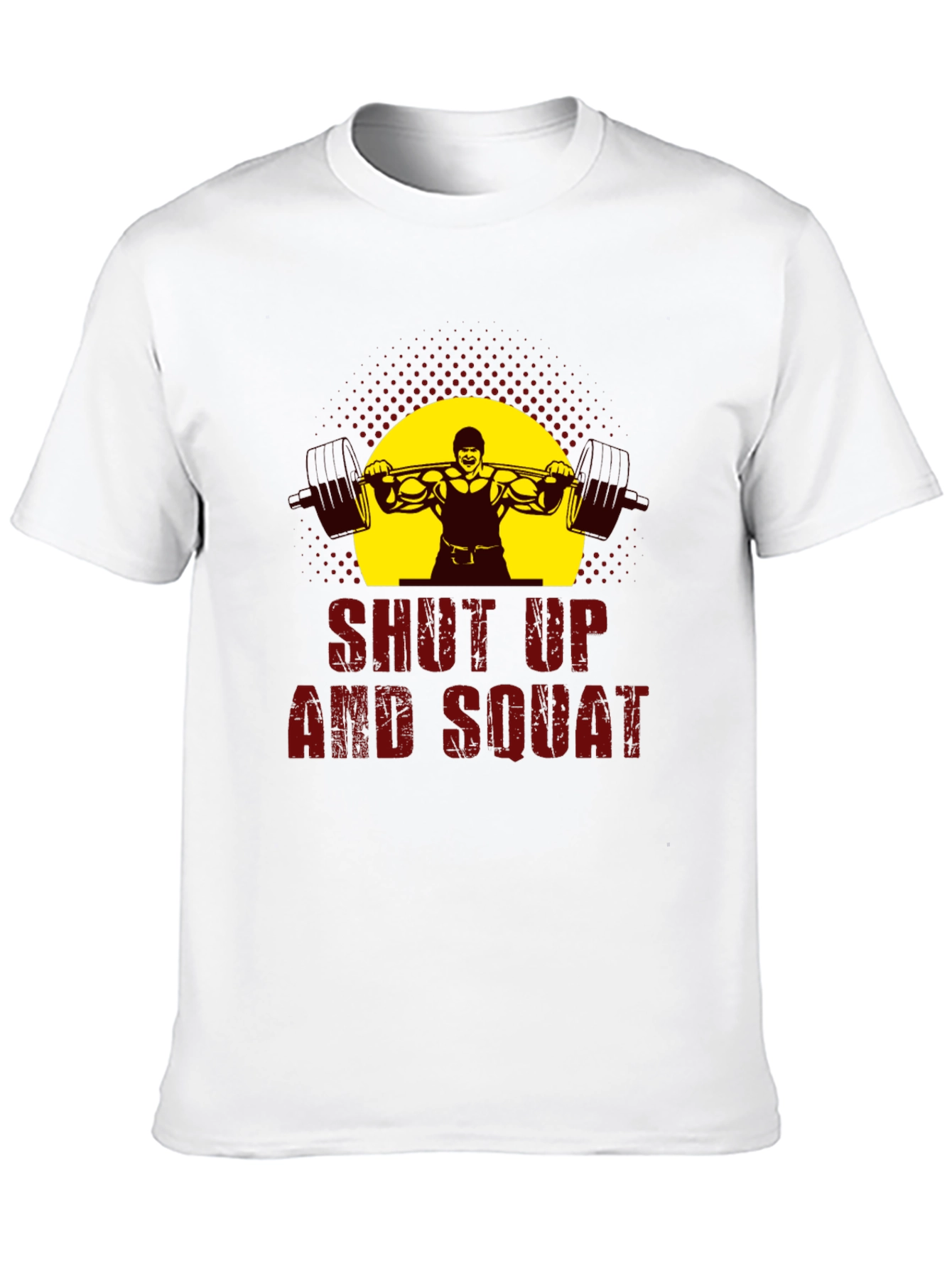 Shut Up and Squat Black Graphic T-Shirt