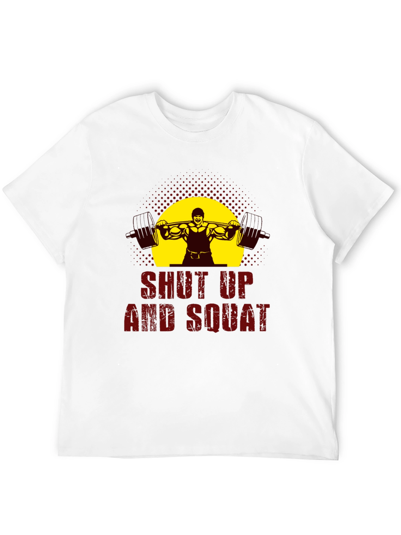 Shut Up and Squat Black Graphic T-Shirt