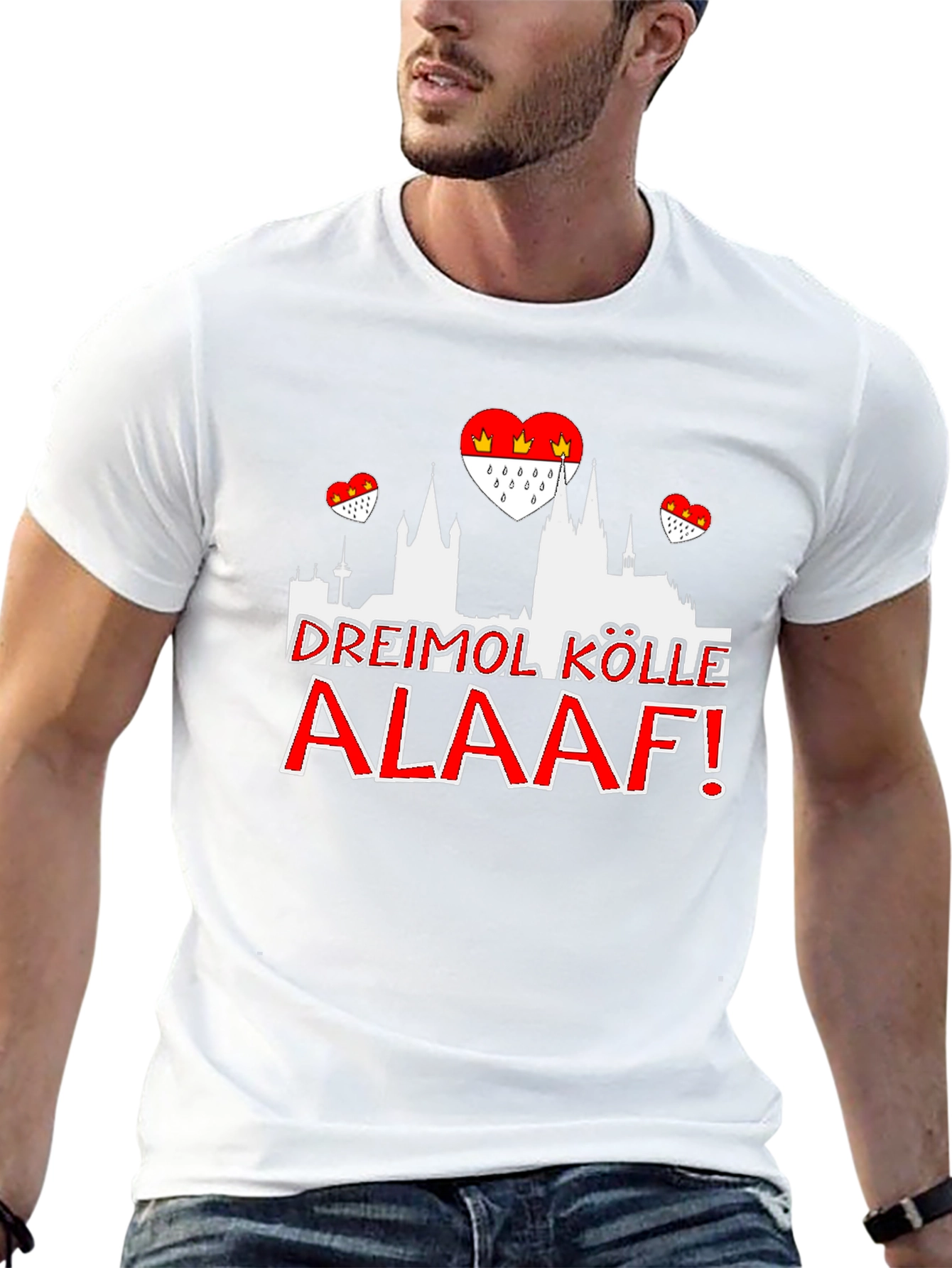 Cologne Germany Skyline T-Shirt Alaaf Carnival