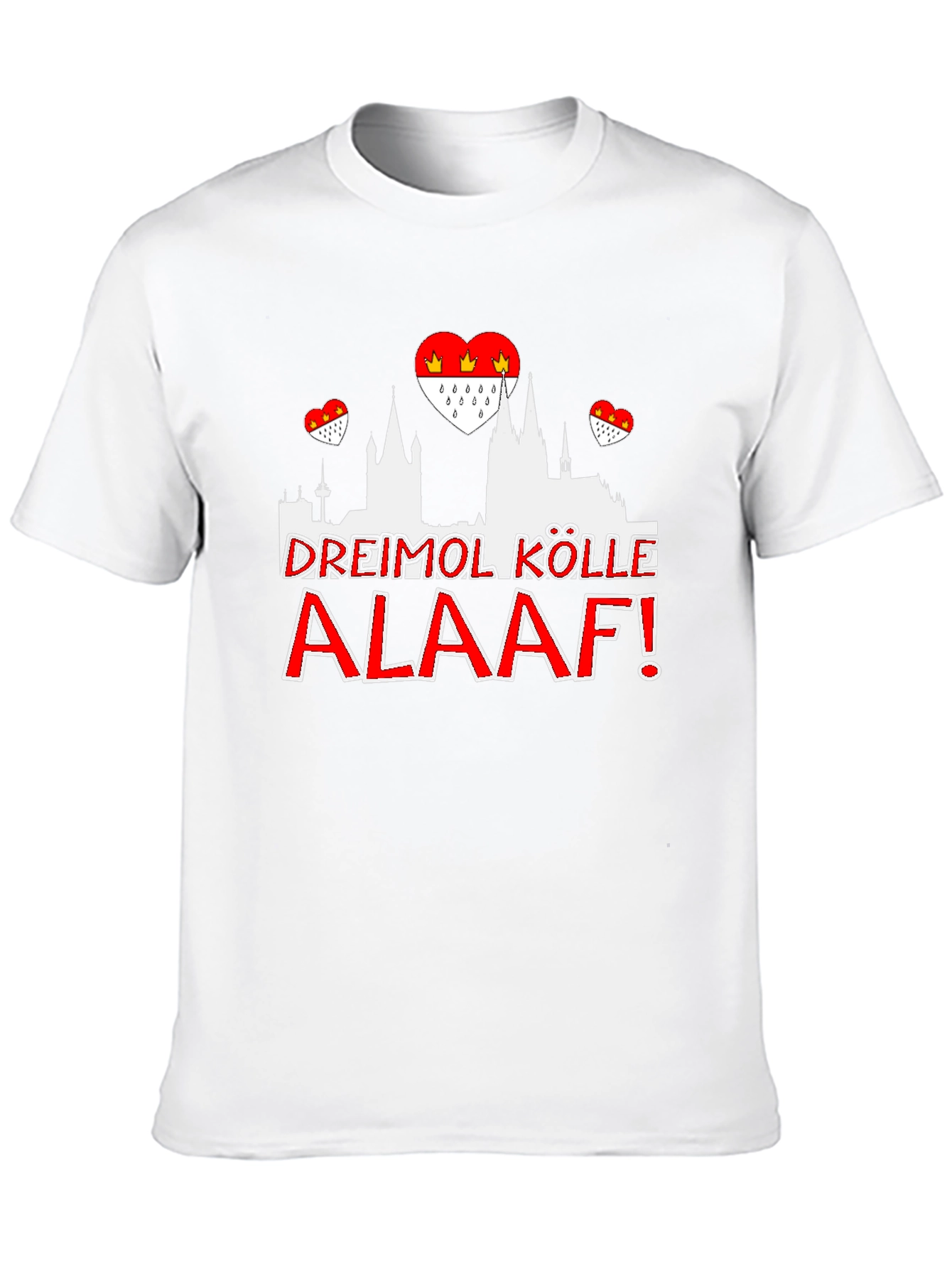 Cologne Germany Skyline T-Shirt Alaaf Carnival