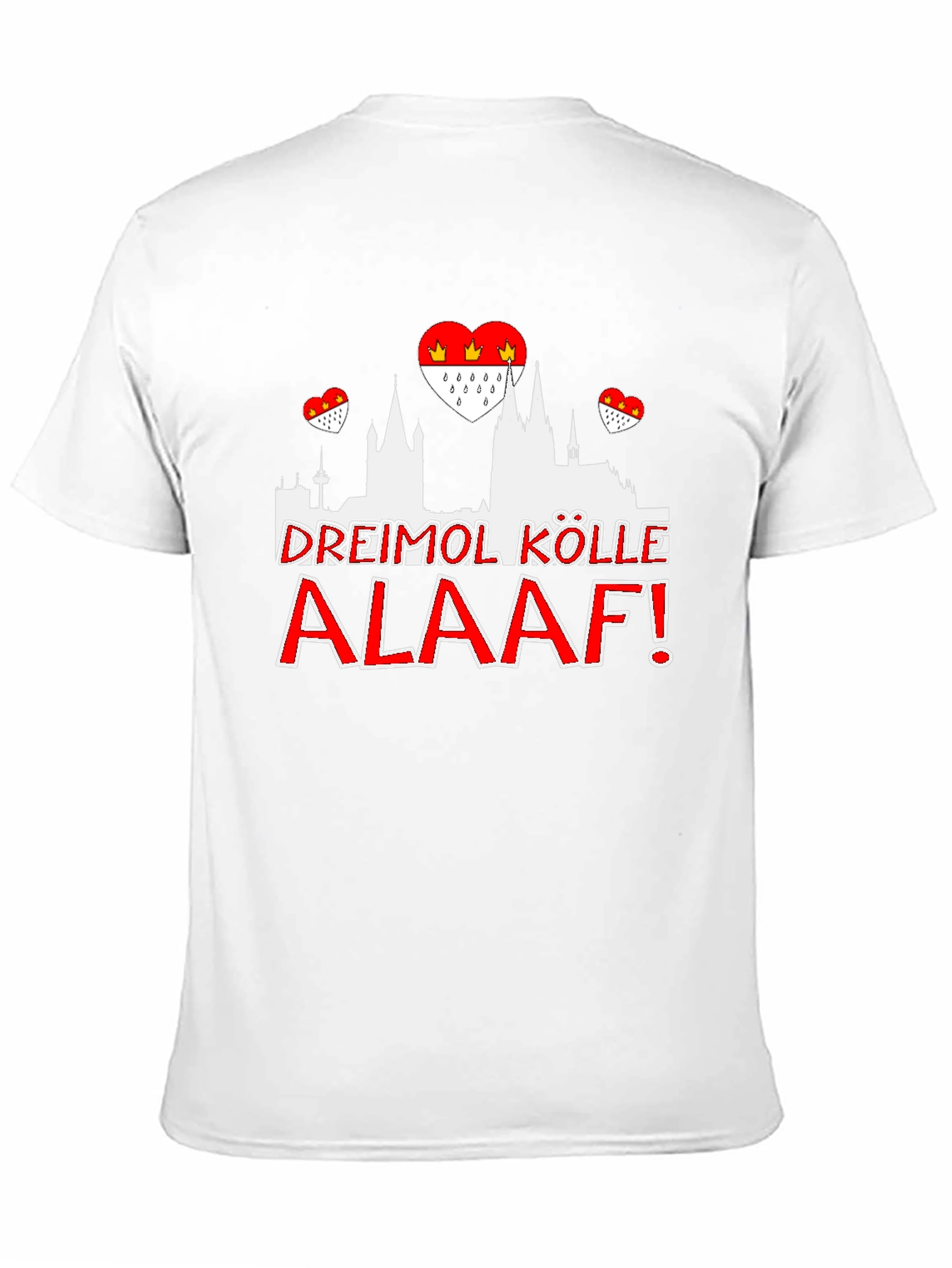 Cologne Germany Skyline T-Shirt Alaaf Carnival