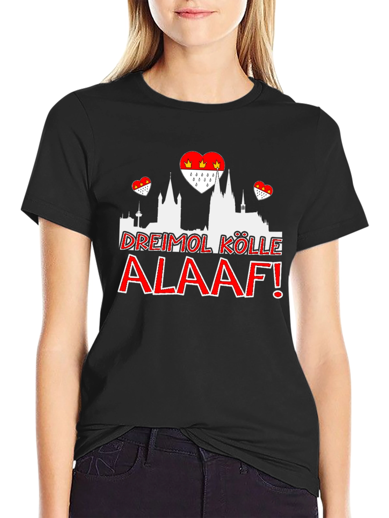 Cologne Germany Skyline T-Shirt Alaaf Carnival