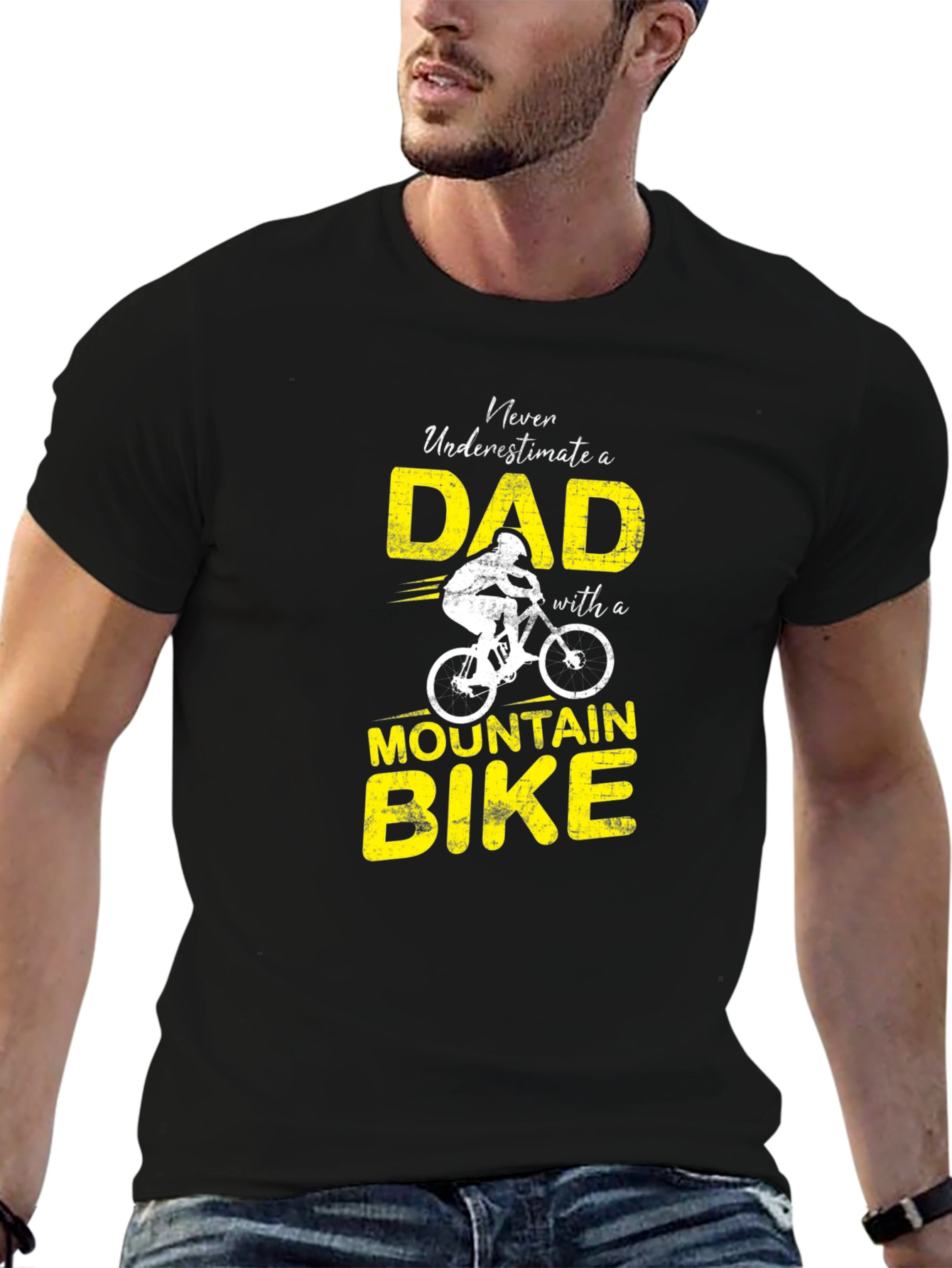 Dad Mountain Bike Graphic T-Shirt