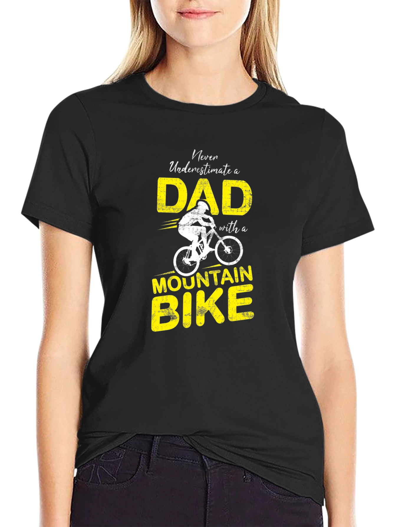 Dad Mountain Bike Graphic T-Shirt