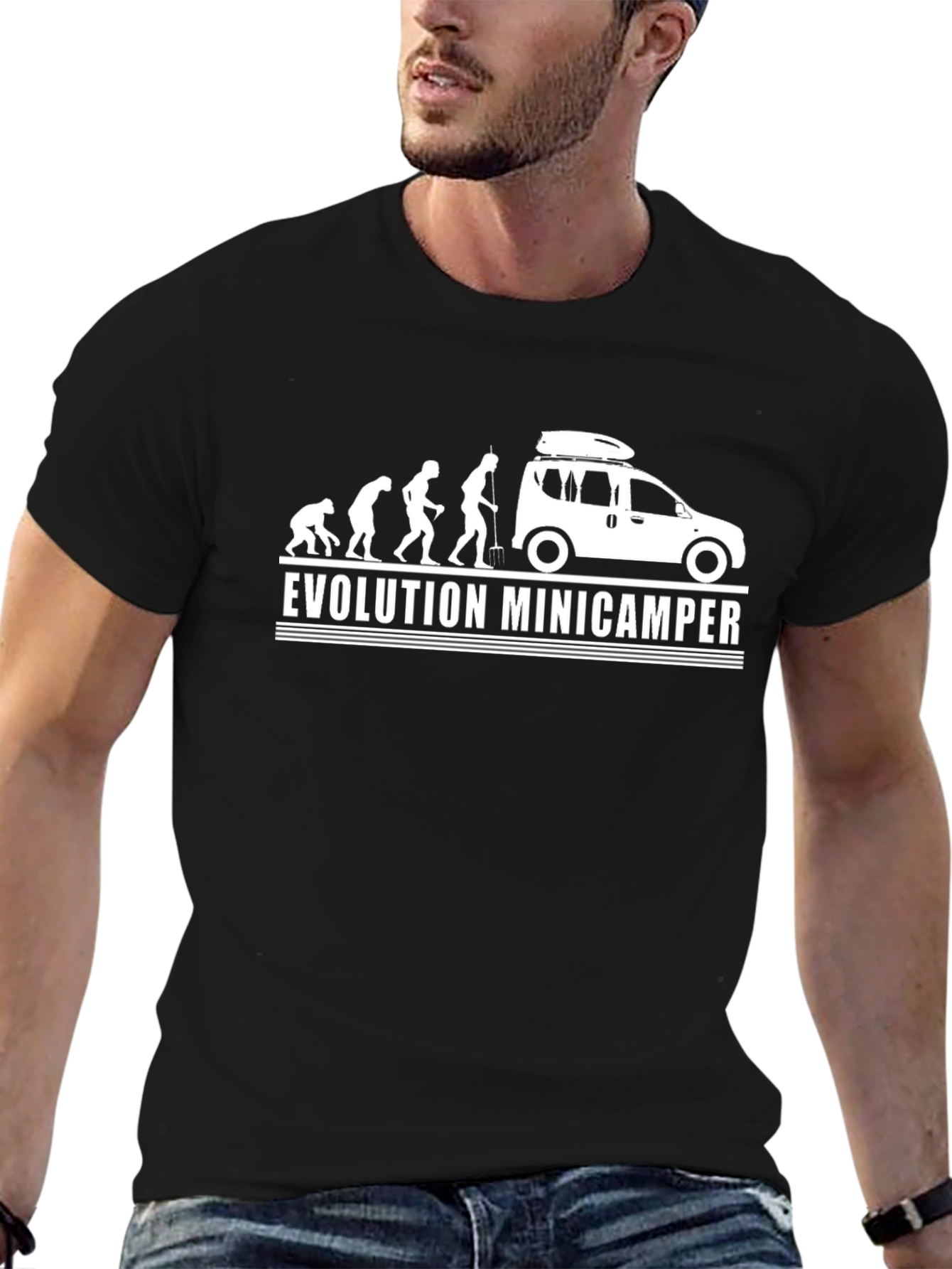 Evolution Minicamper T-Shirt - Black