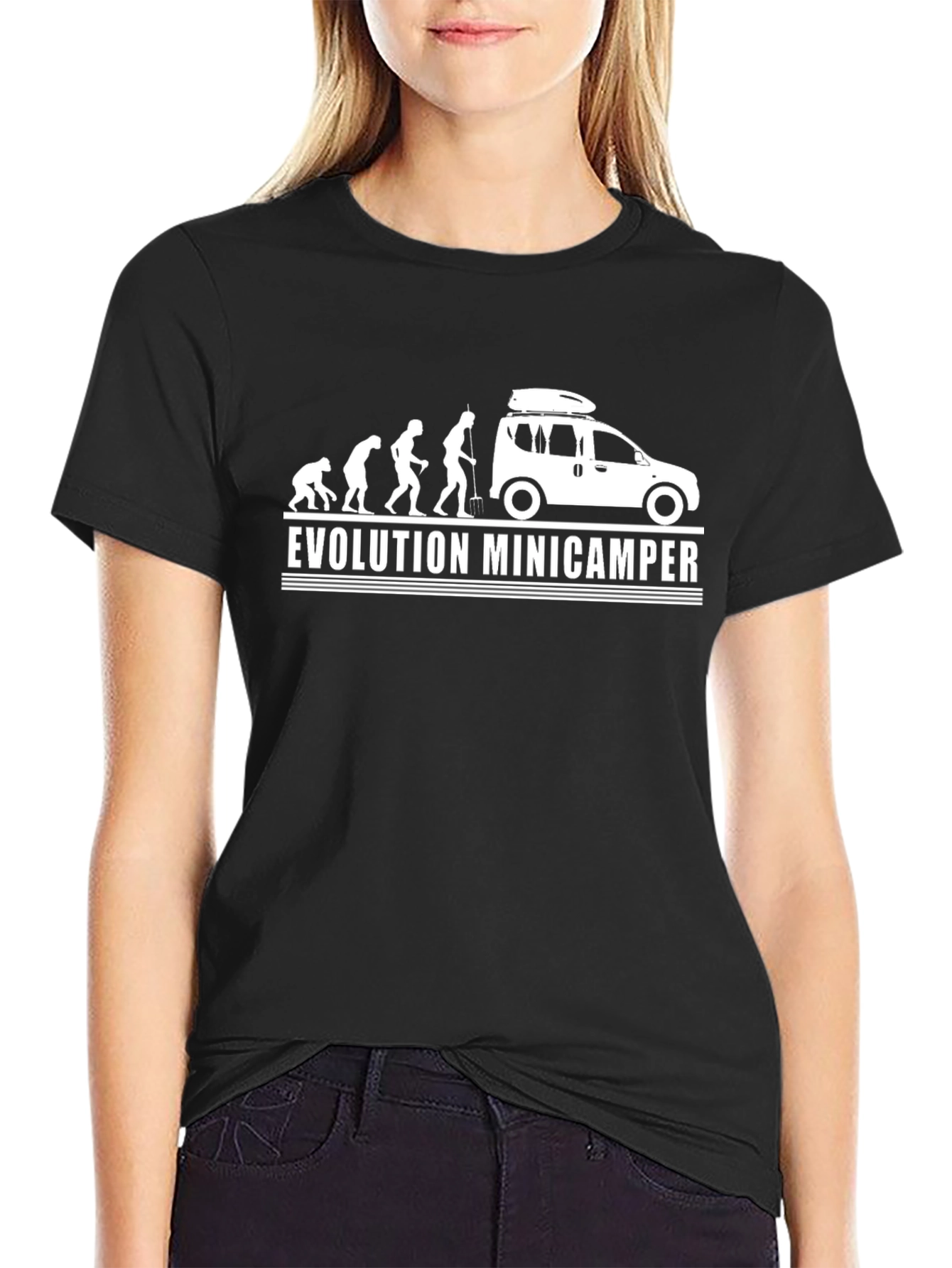 Evolution Minicamper T-Shirt - Black