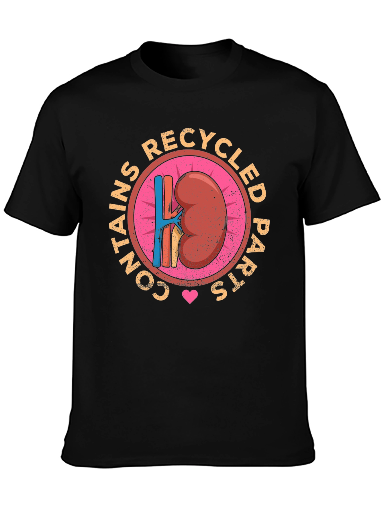 Recycled Parts Kidney Graphic T-Shirt