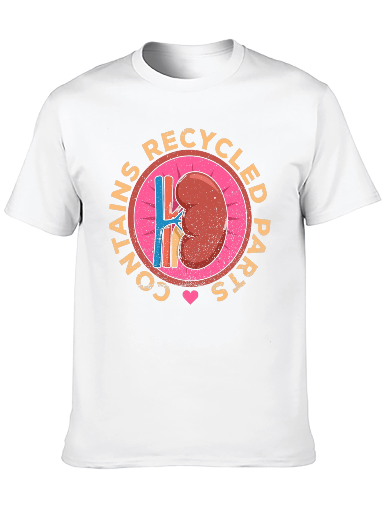 Recycled Parts Kidney Graphic T-Shirt