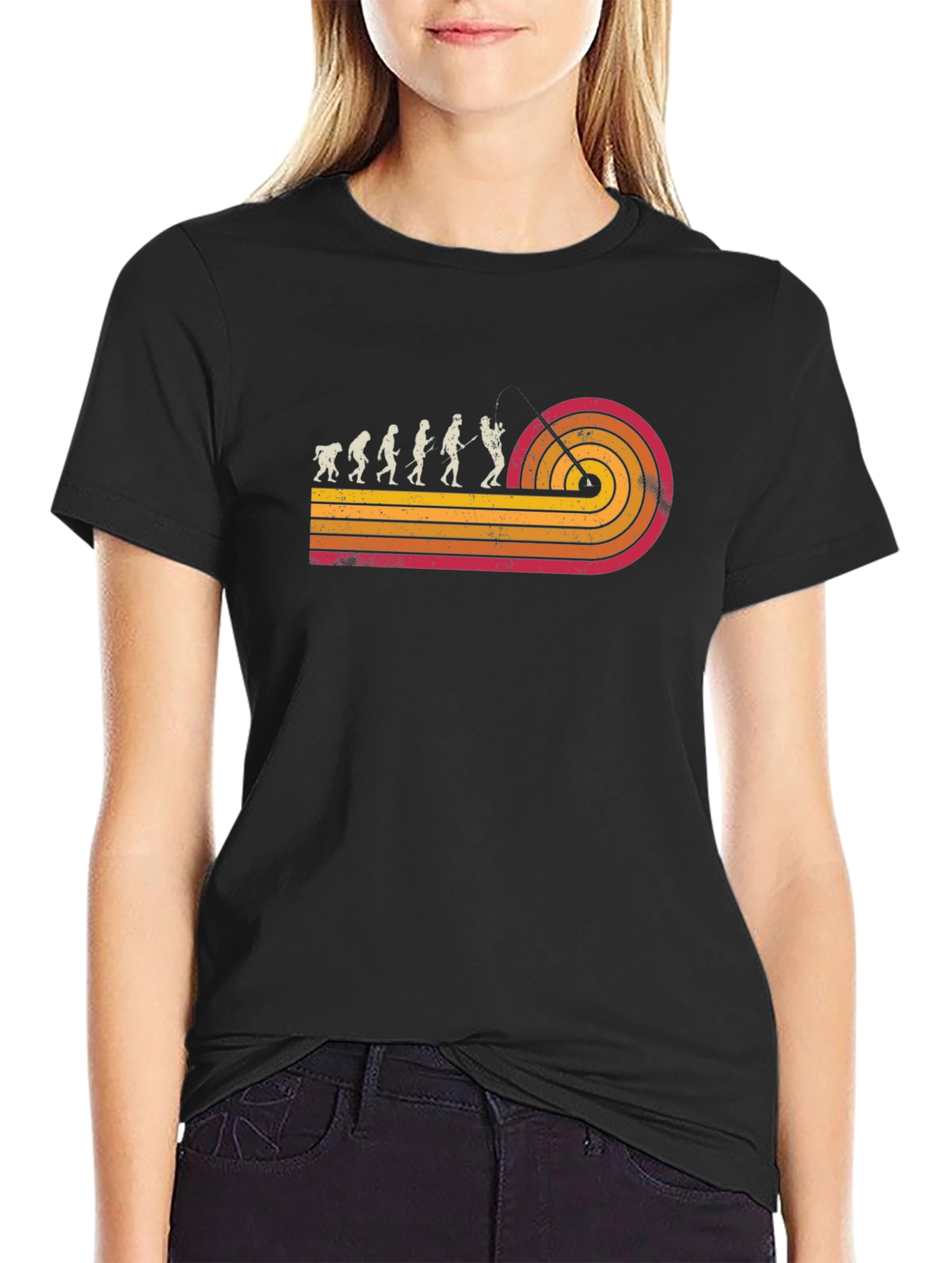 Retro Evolution Disc Golf T-Shirt