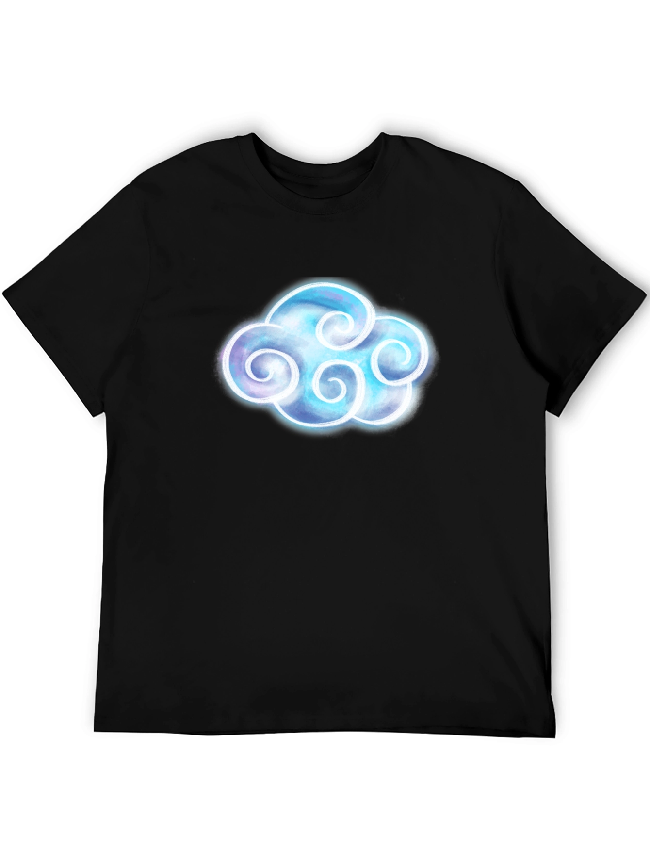 Cool Cloud Graphic Black T-Shirt