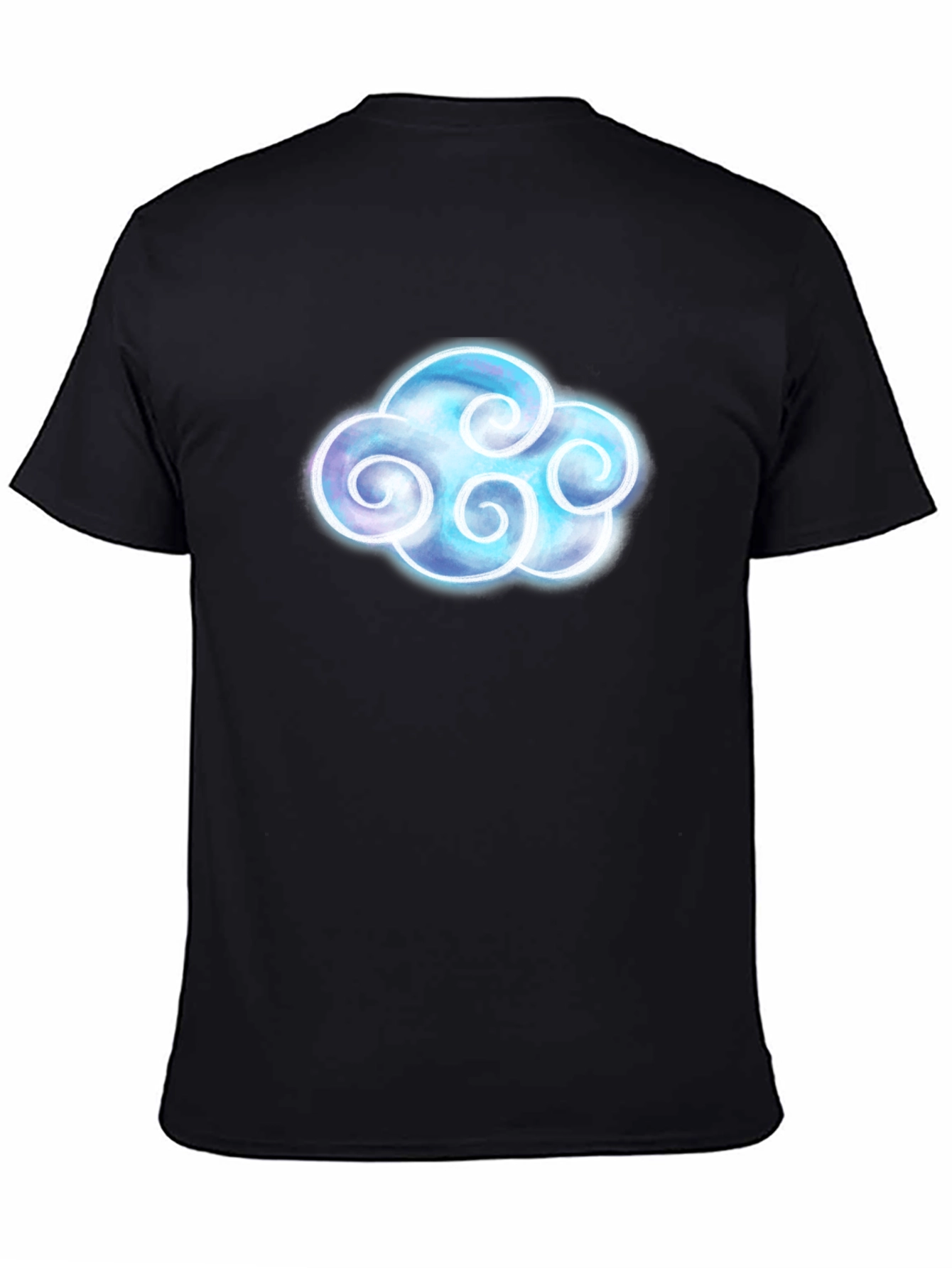 Cool Cloud Graphic Black T-Shirt