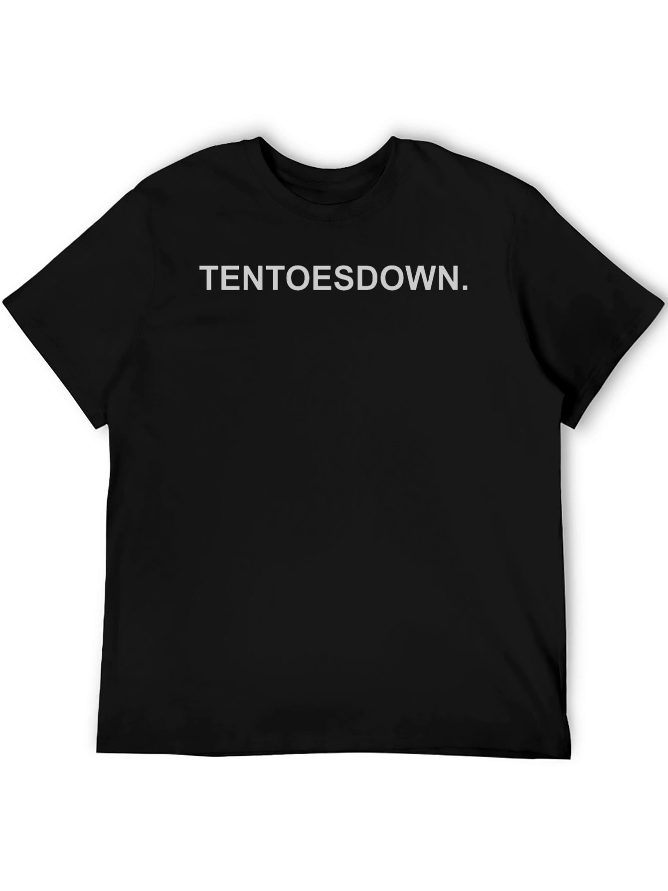 TenToesDown. Graphic T-Shirt - Black