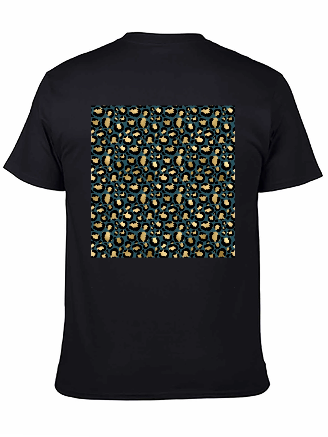 Leopard Print Crew Neck T-Shirt