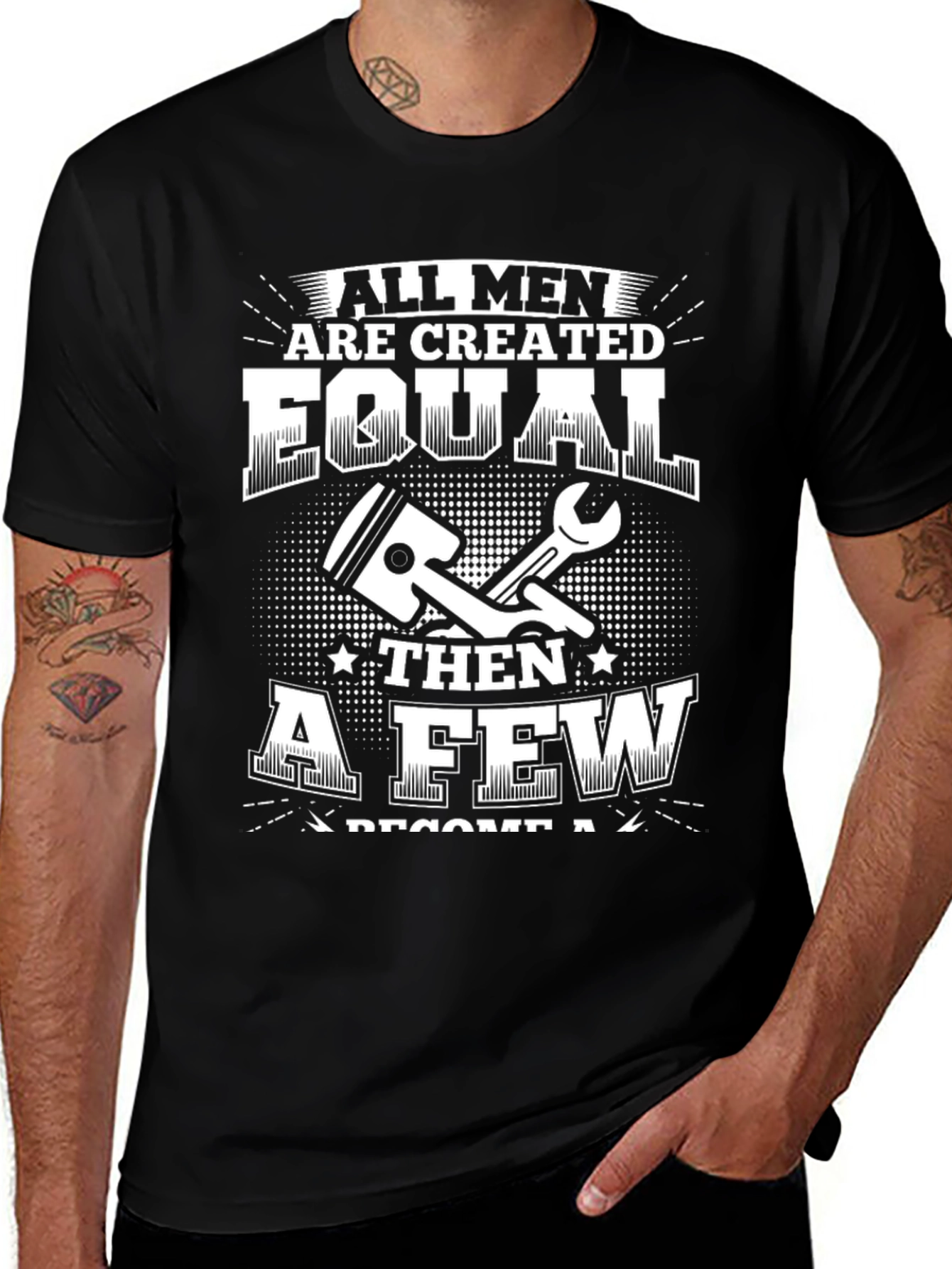 All Men Created Equal Mechanic T-Shirt