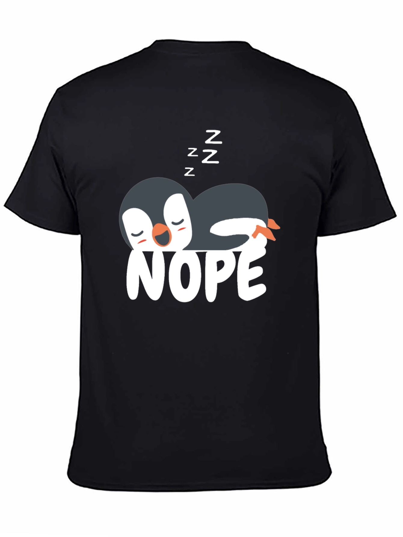 Nope Penguin T-Shirt - Funny & Relaxed Style