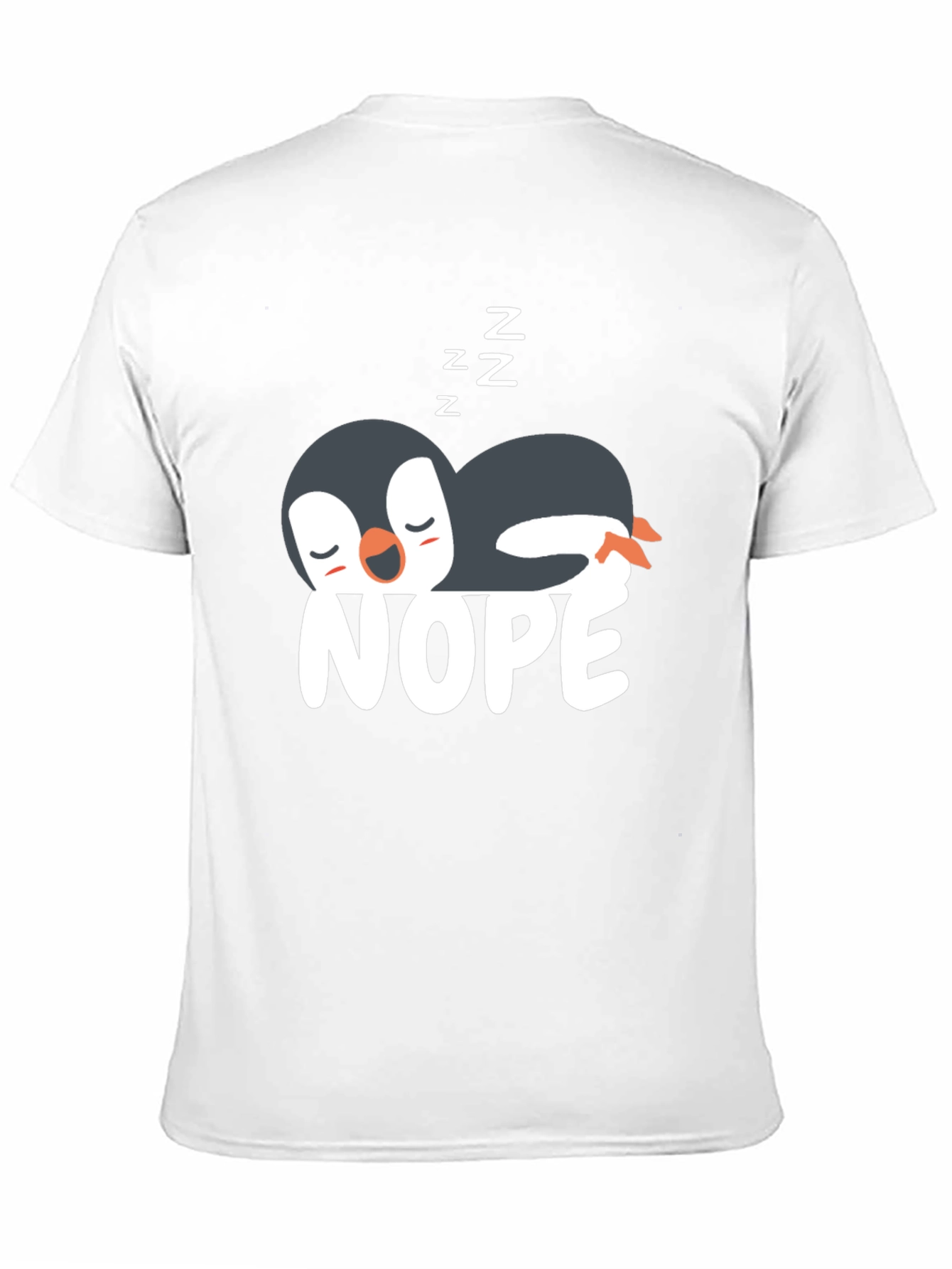 Nope Penguin T-Shirt - Funny & Relaxed Style