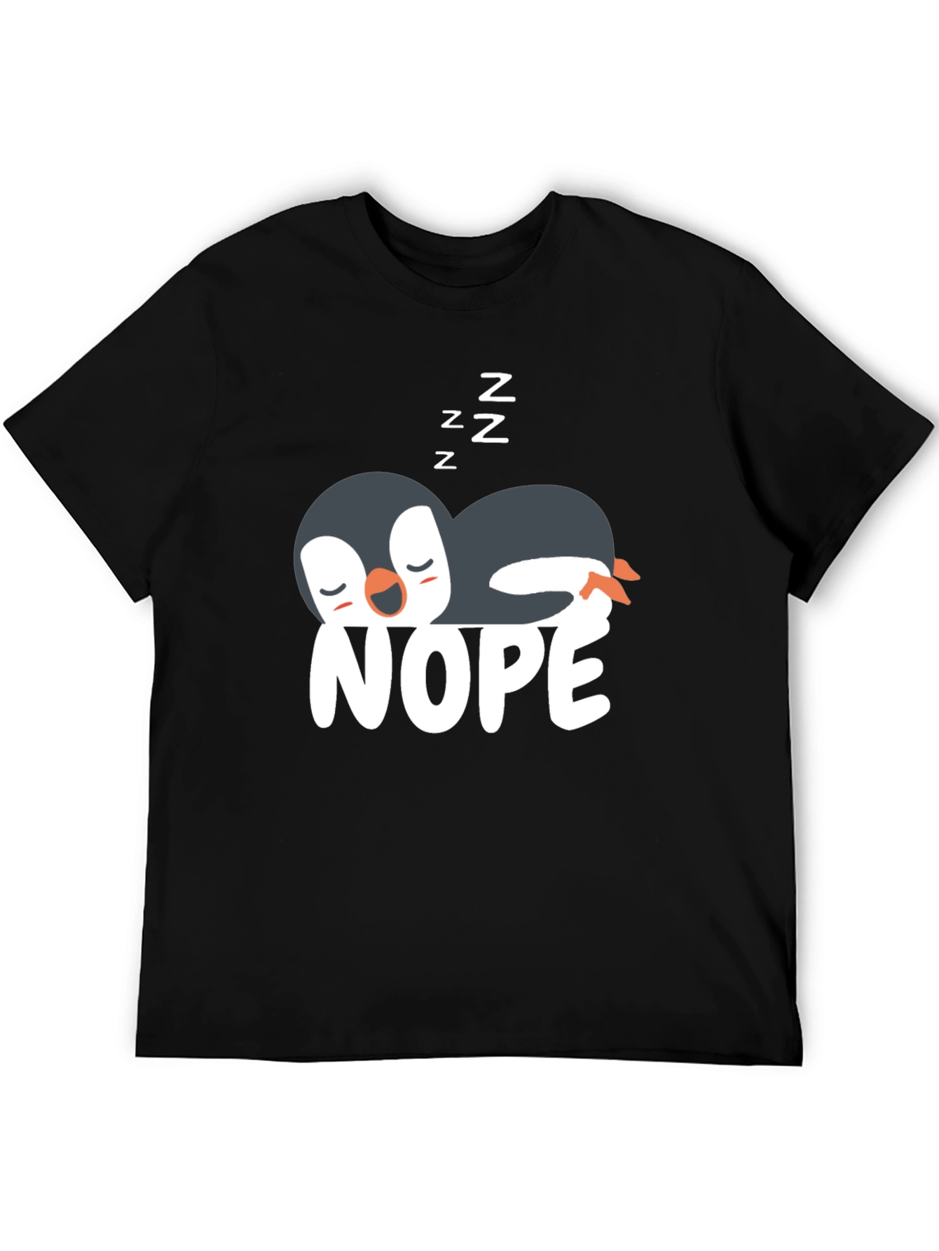 Nope Penguin T-Shirt - Funny & Relaxed Style