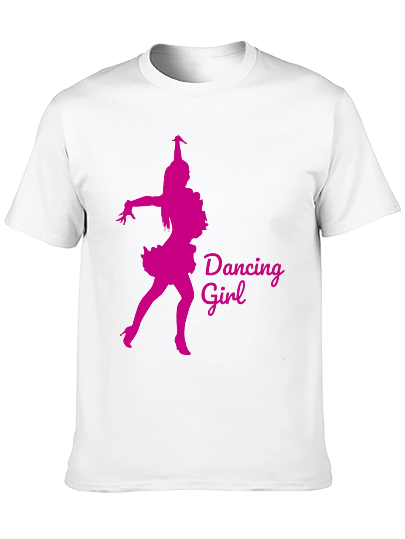 Dancing Girl Graphic Tee - Black
