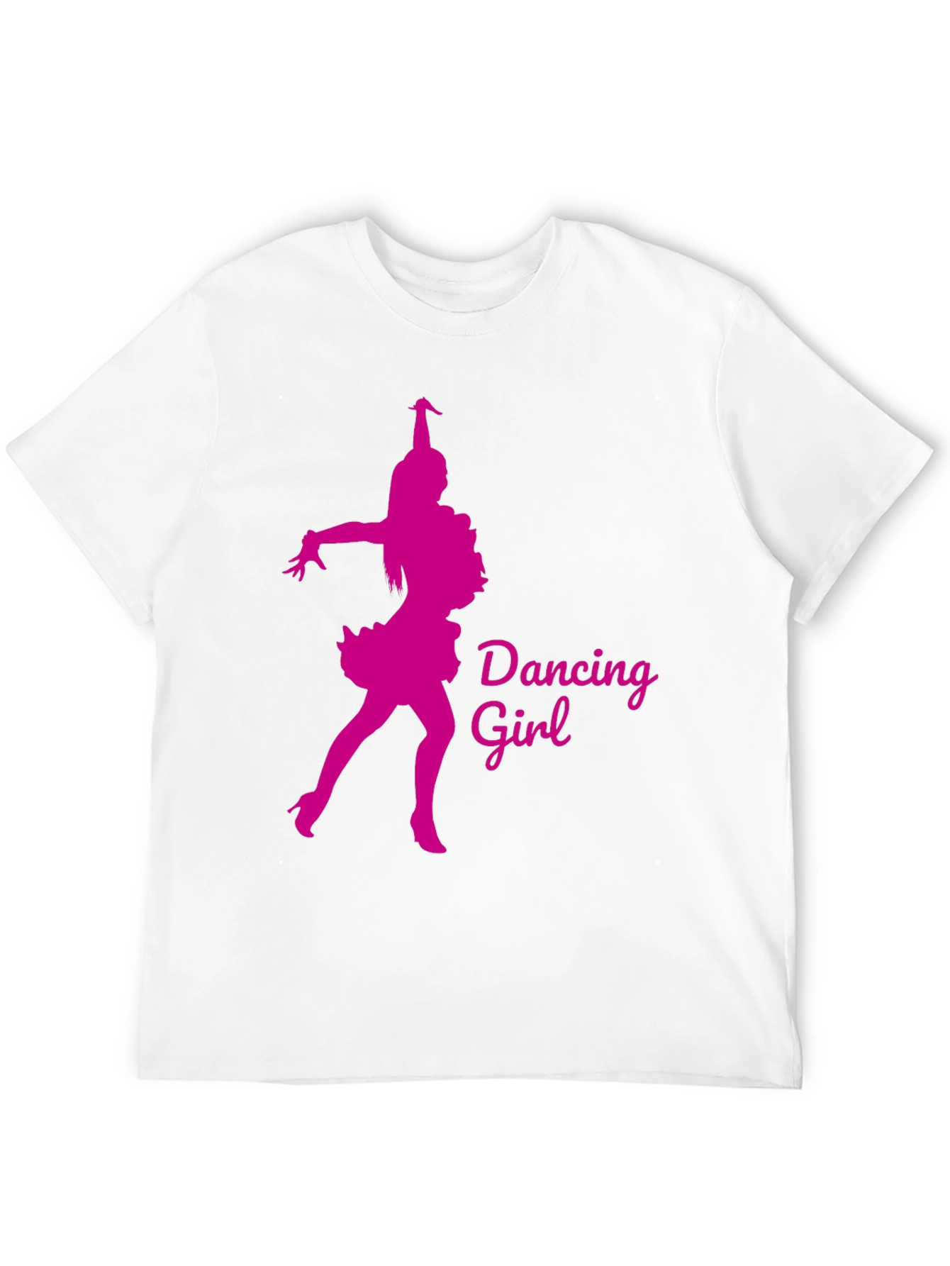 Dancing Girl Graphic Tee - Black