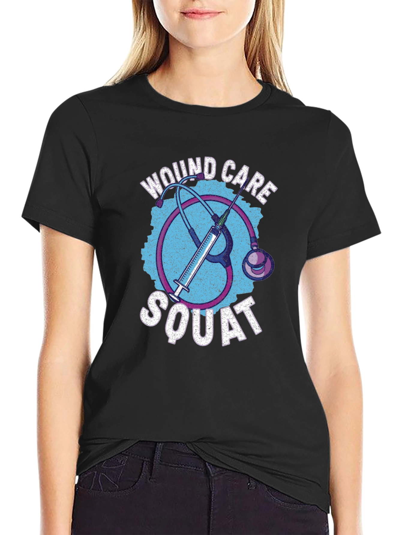 Wound Care Squad Black T-Shirt