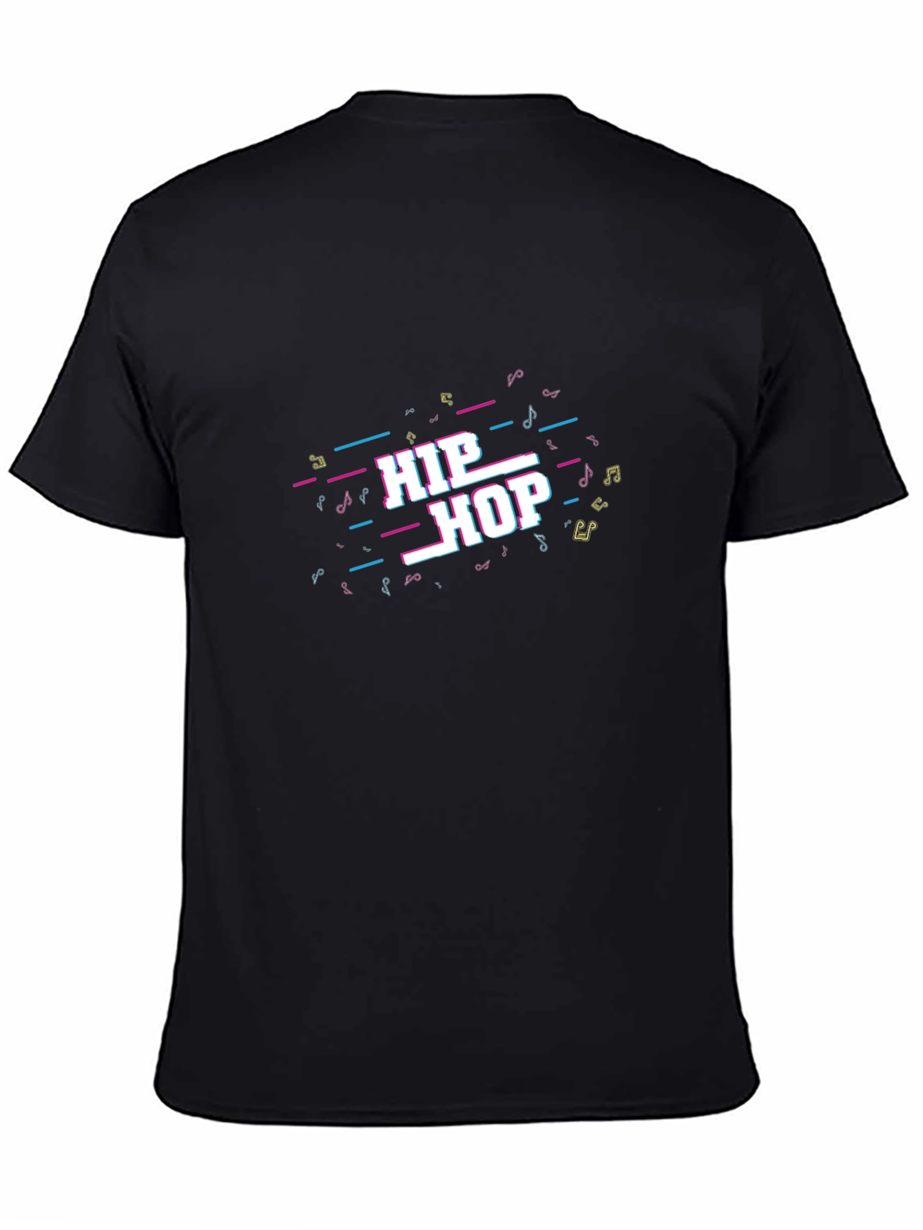 Hip Hop Music Graphic Black Tee