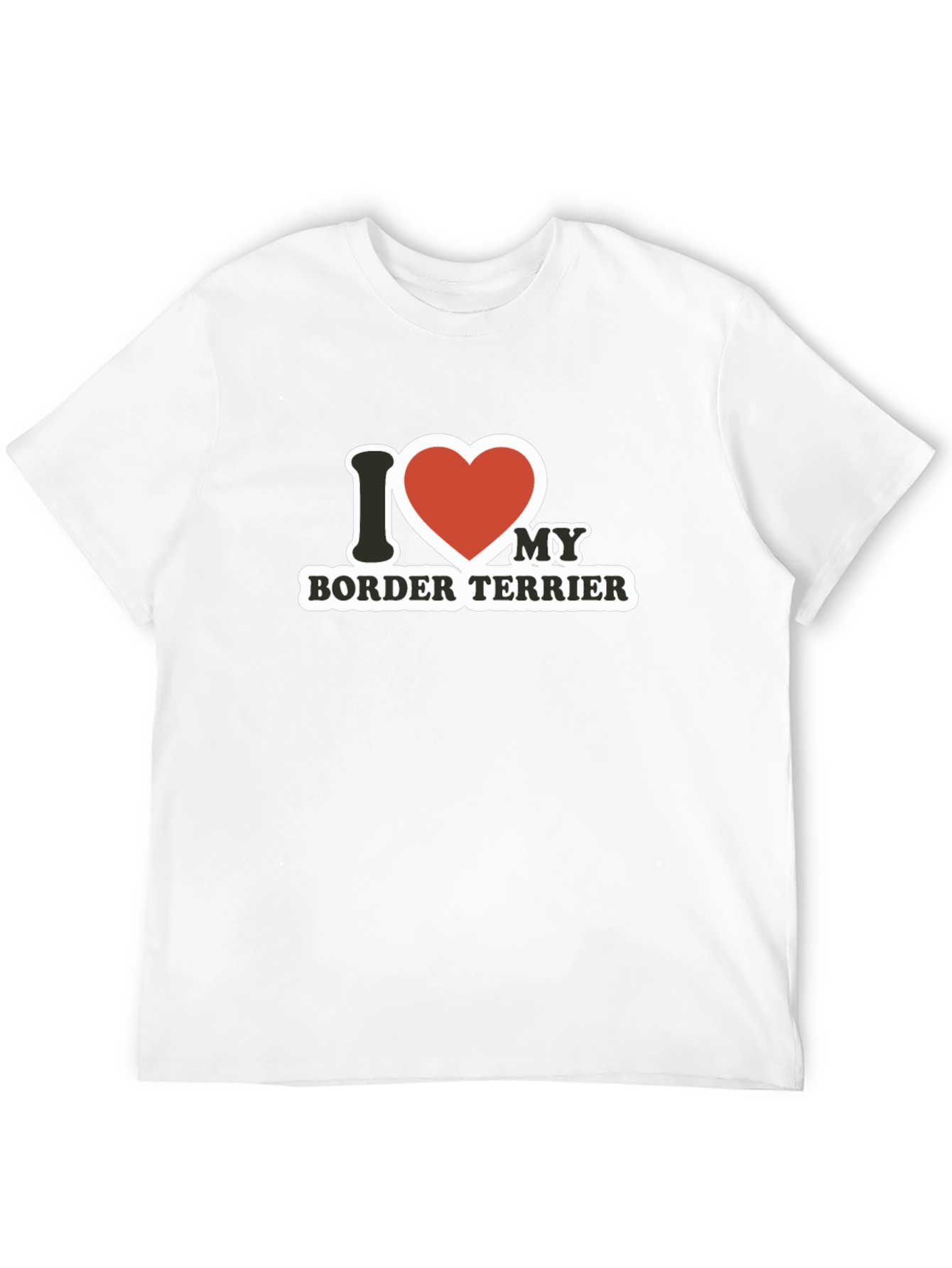 I Love My Border Terrier T-Shirt