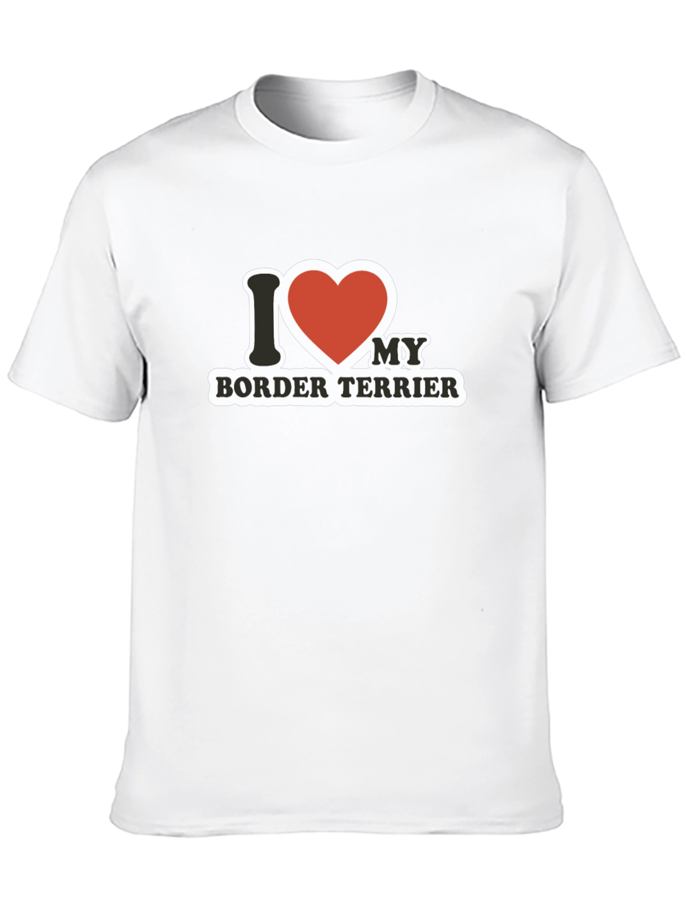 I Love My Border Terrier T-Shirt