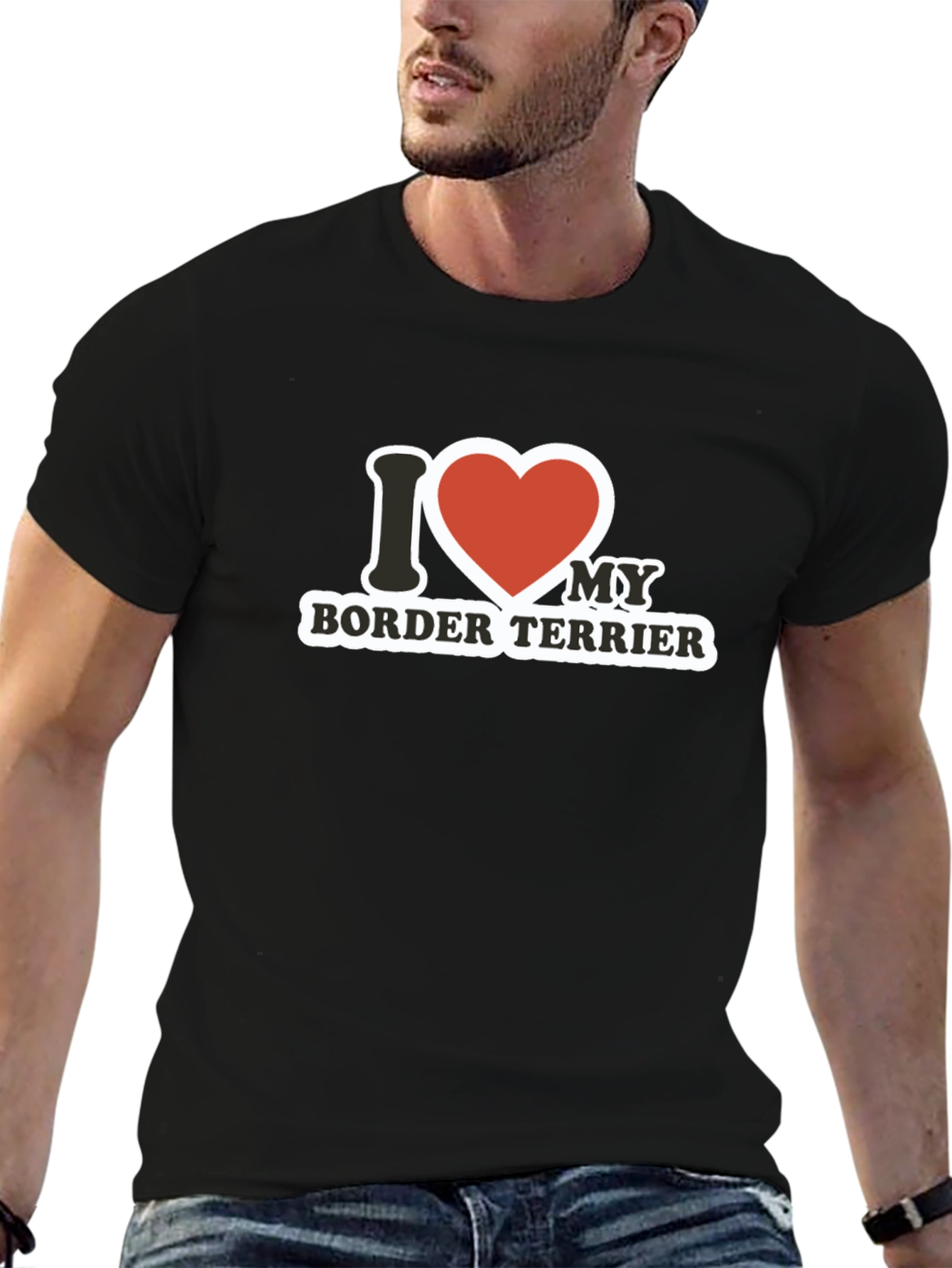 I Love My Border Terrier T-Shirt