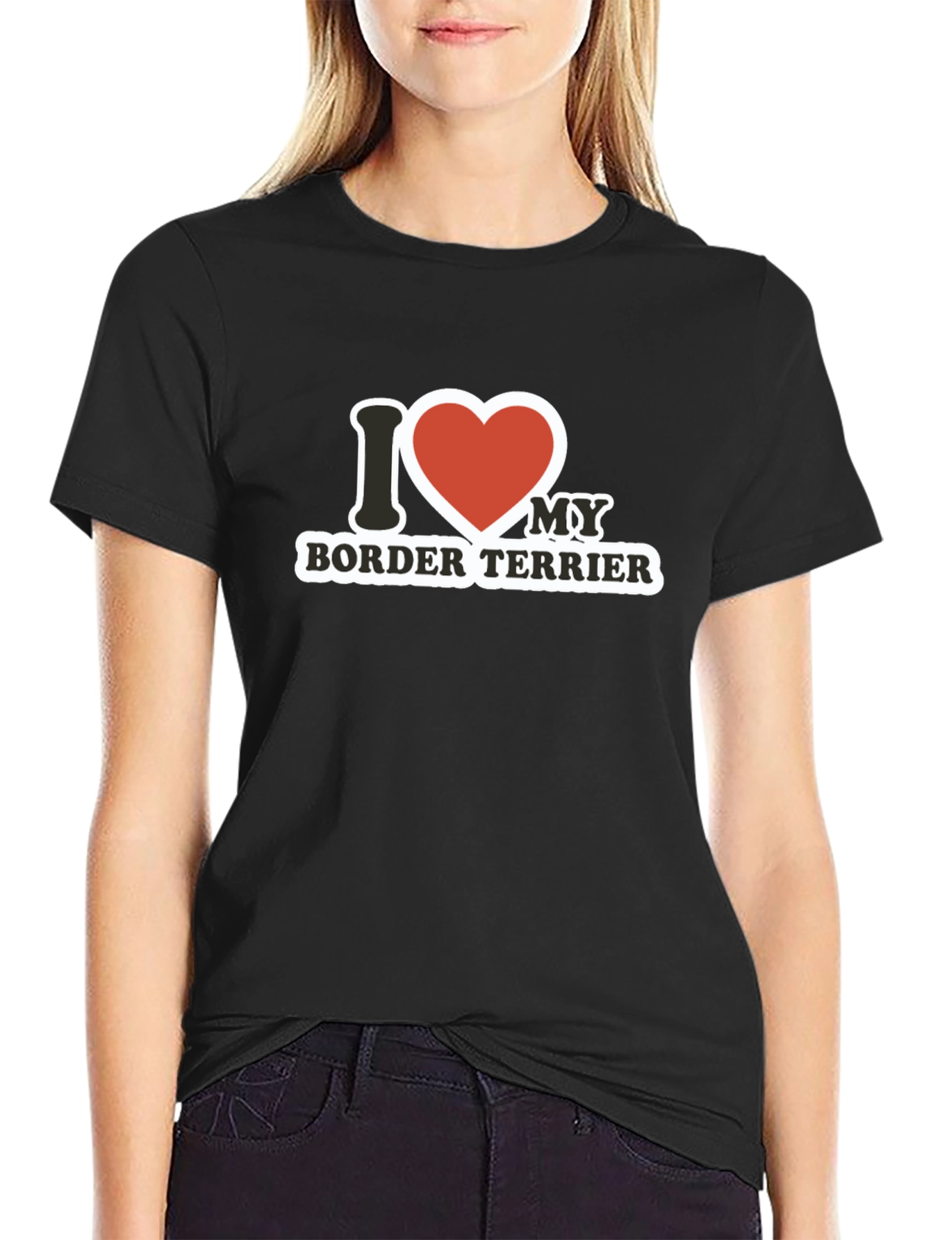 I Love My Border Terrier T-Shirt