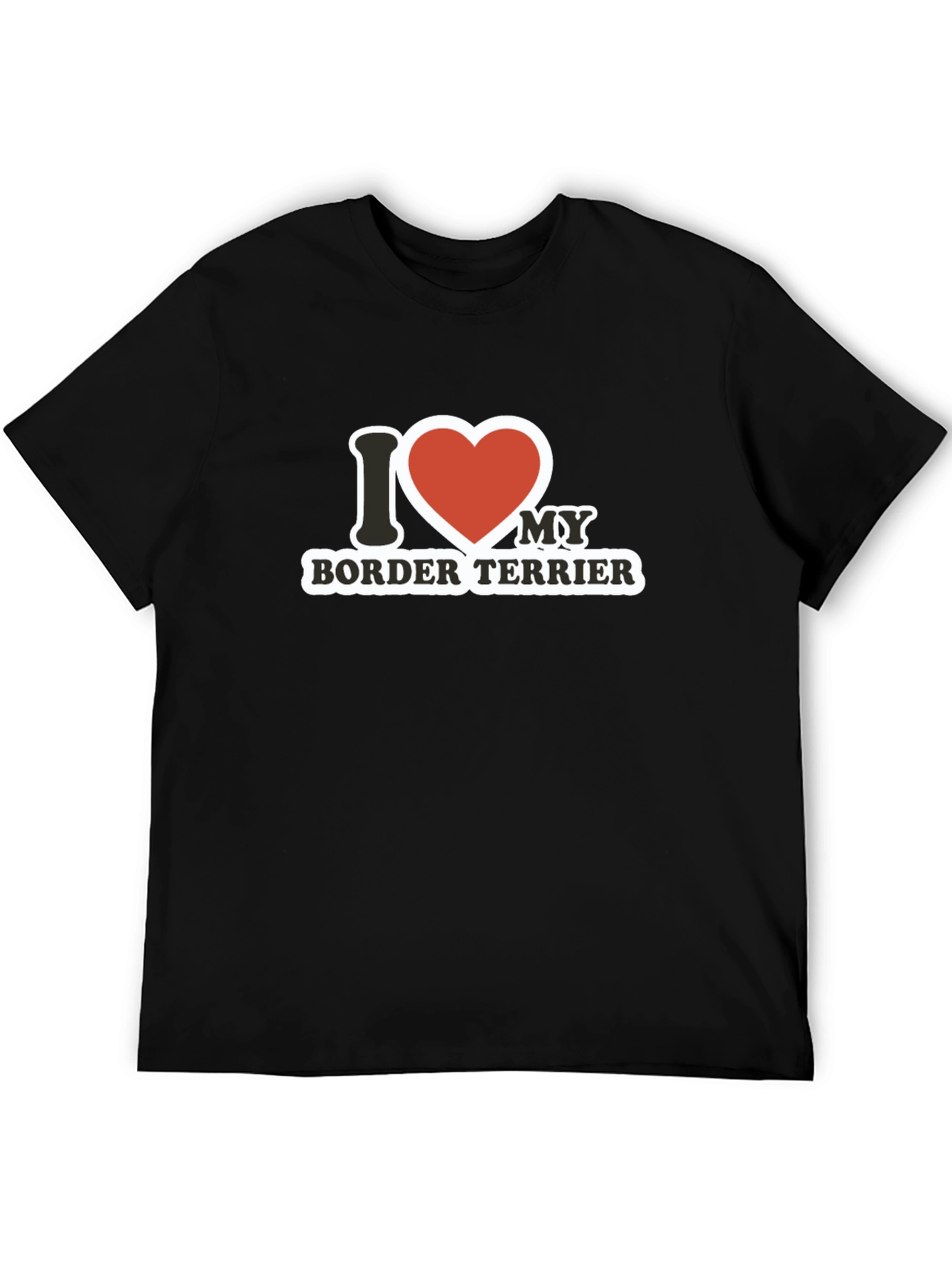 I Love My Border Terrier T-Shirt