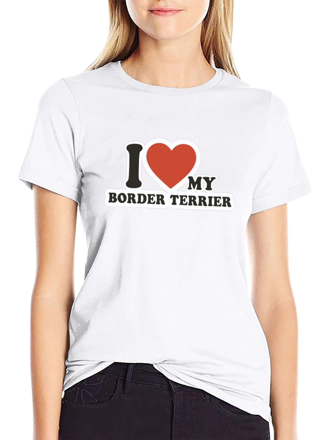 I Love My Border Terrier T-Shirt