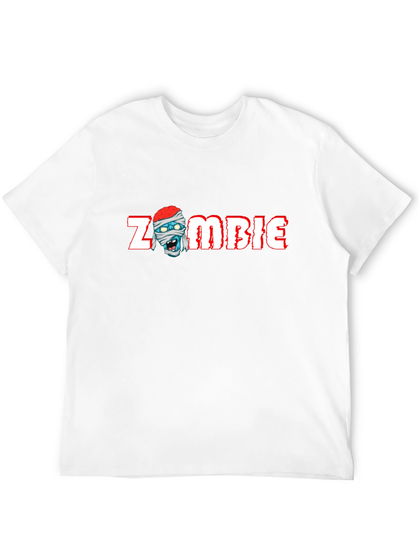 Zombie Mummy Graphic Black T-Shirt