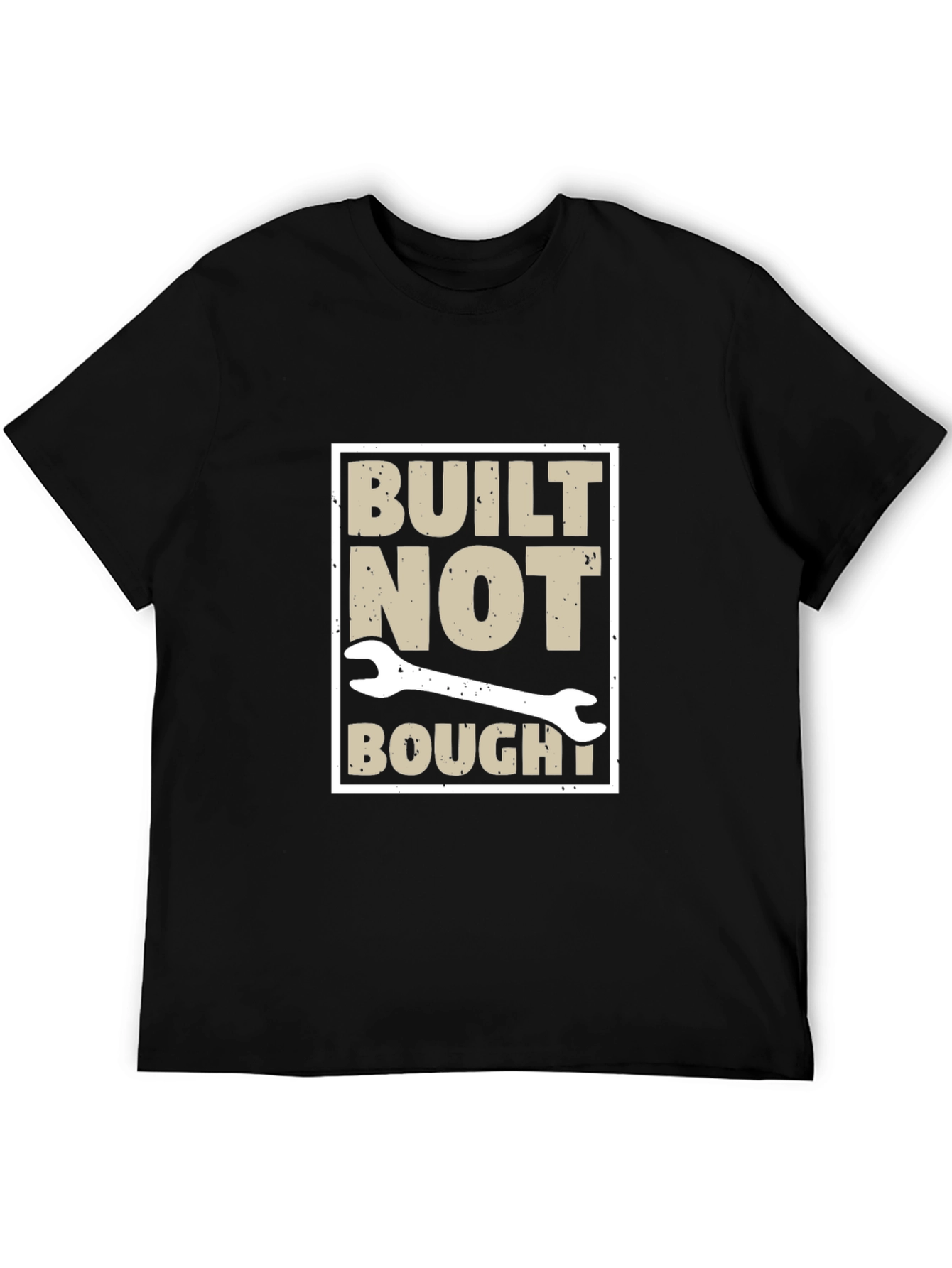 Built Not Bought Graphic Tee - DIY Mechanic Shirt