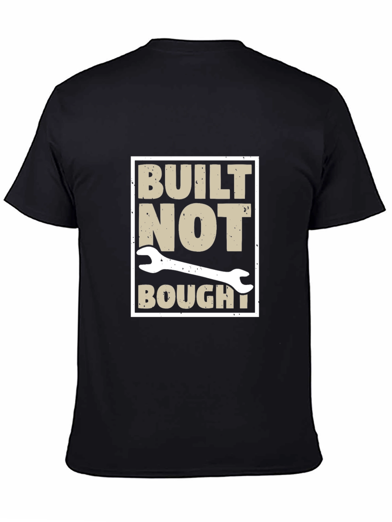 Built Not Bought Graphic Tee - DIY Mechanic Shirt