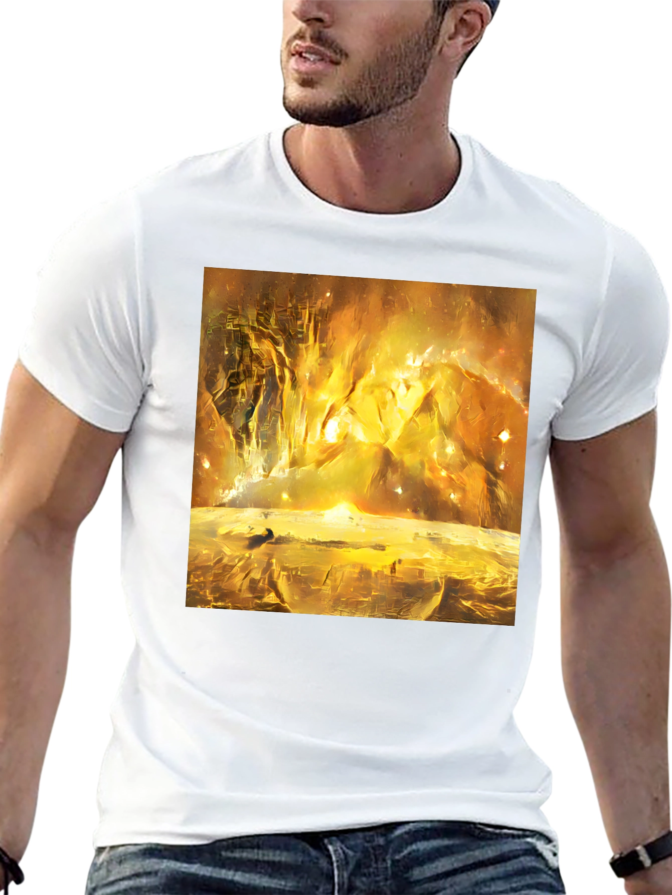 Golden Horizon Graphic Tee