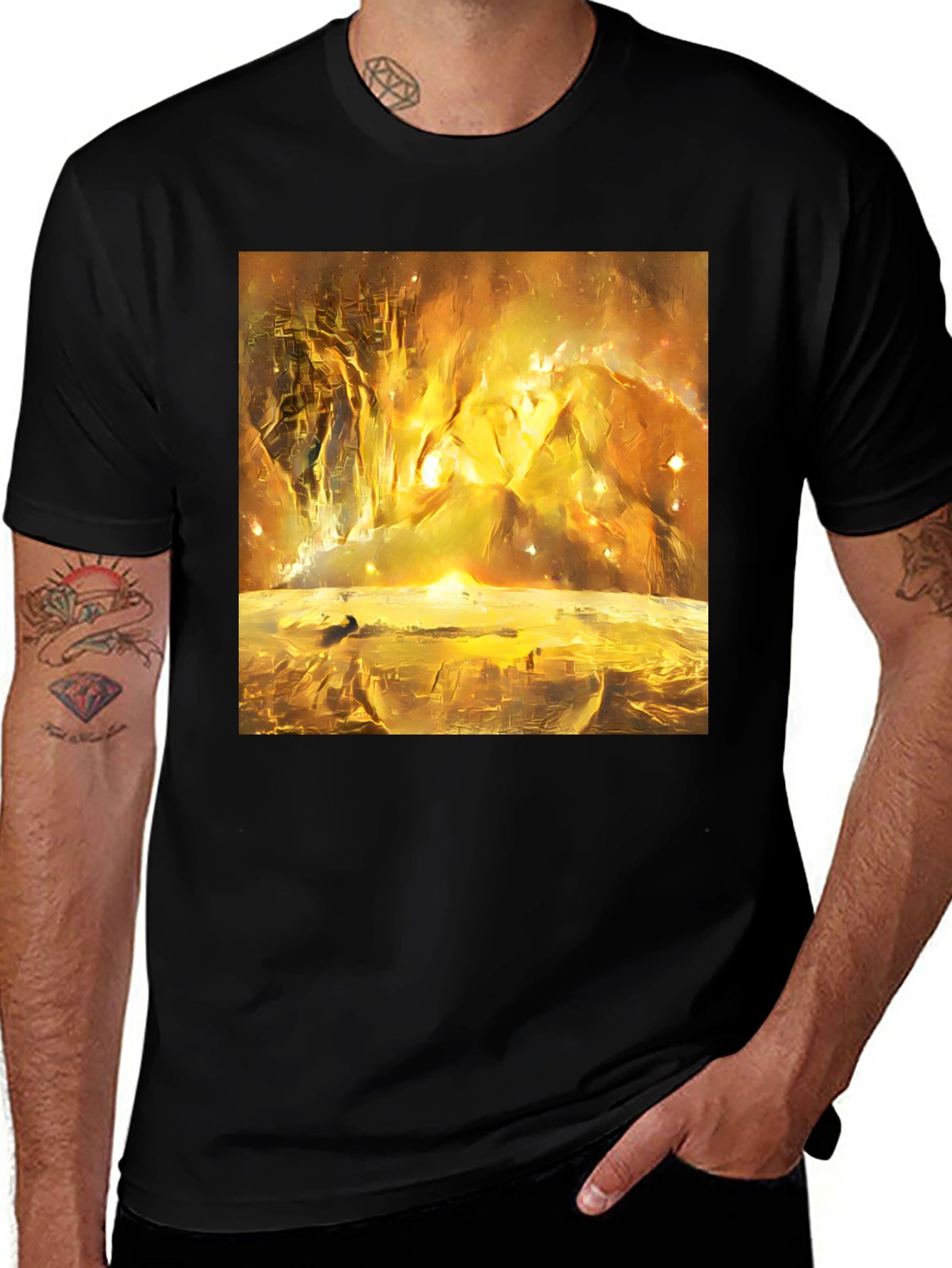 Golden Horizon Graphic Tee
