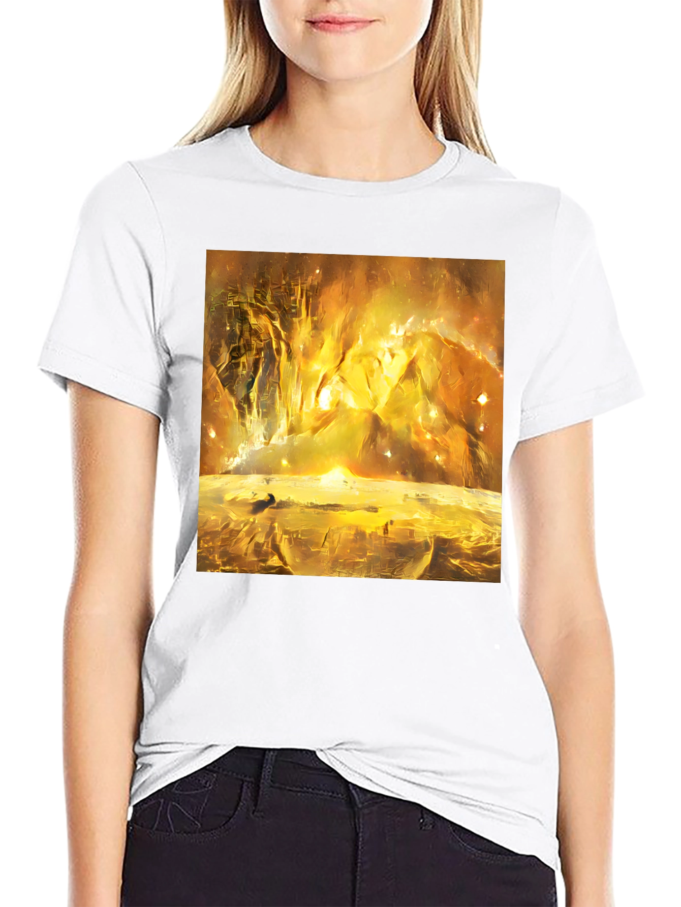 Golden Horizon Graphic Tee