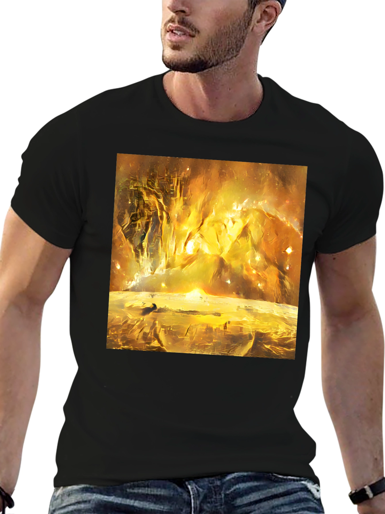 Golden Horizon Graphic Tee