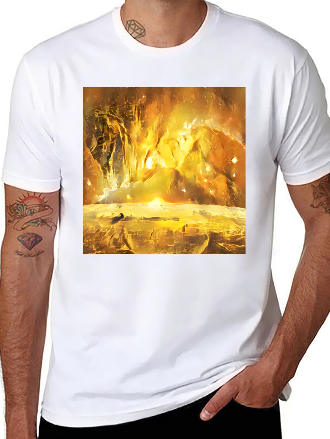 Golden Horizon Graphic Tee