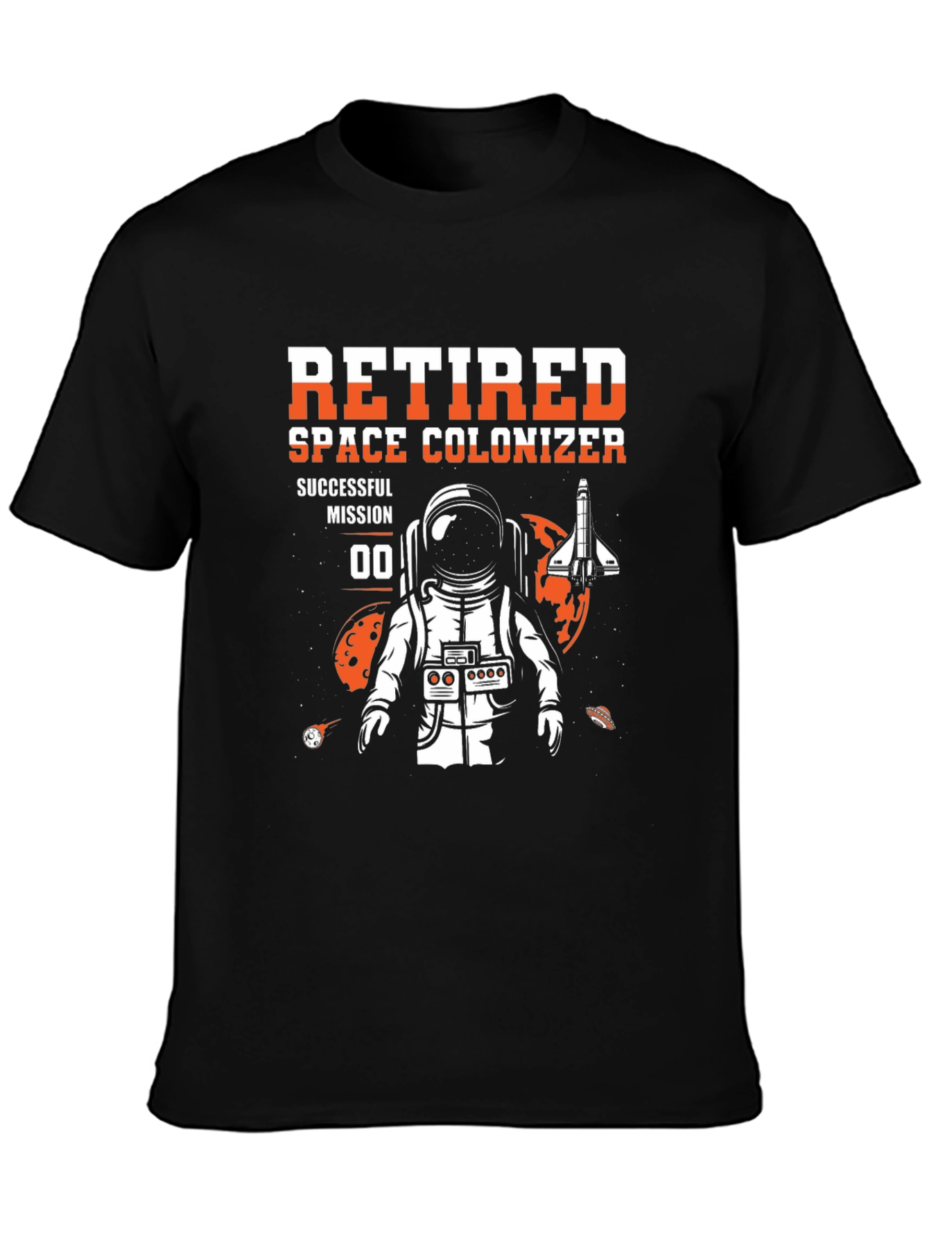 Retired Space Colonizer T-Shirt - Mission 00 Tee