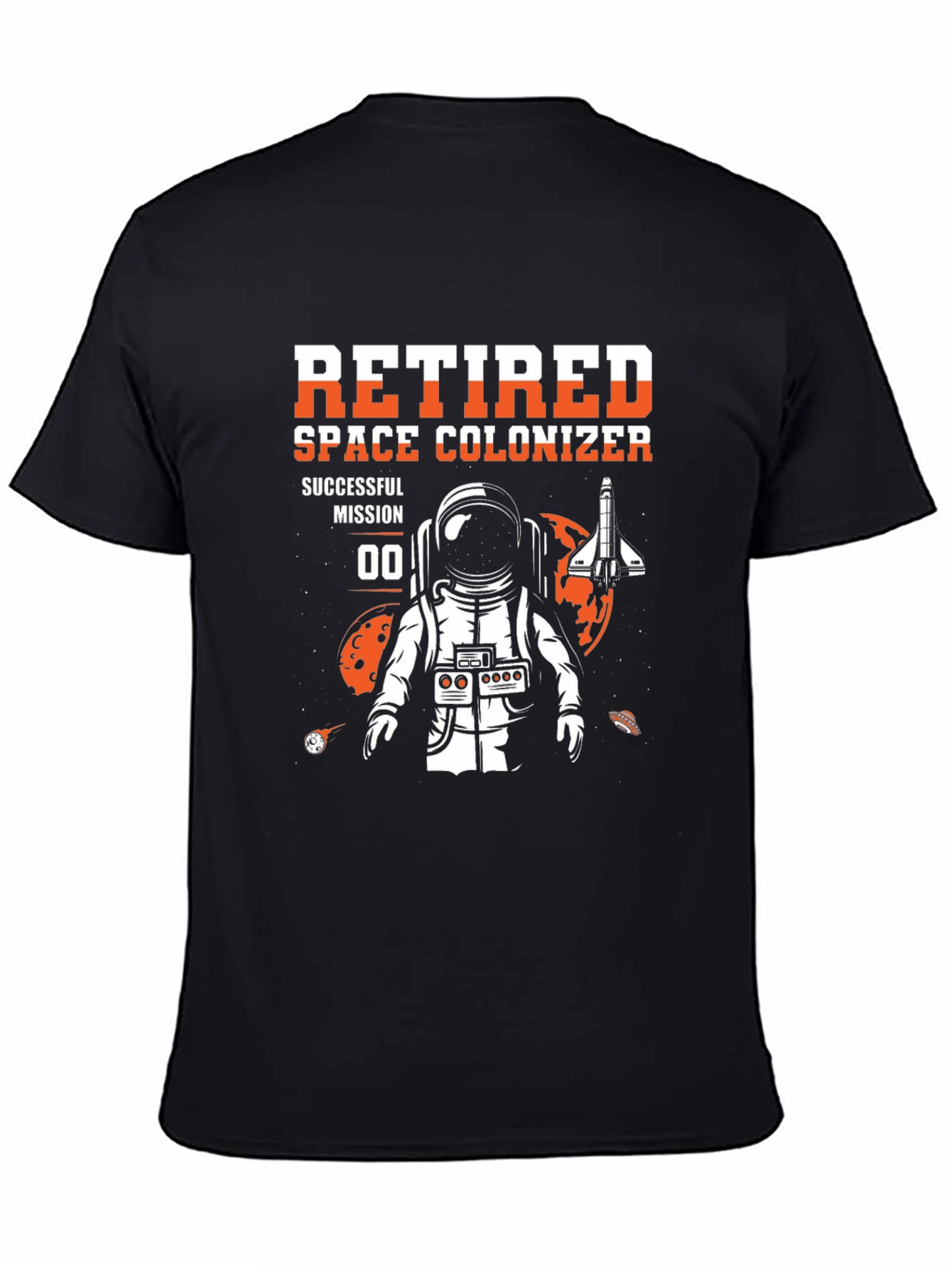 Retired Space Colonizer T-Shirt - Mission 00 Tee