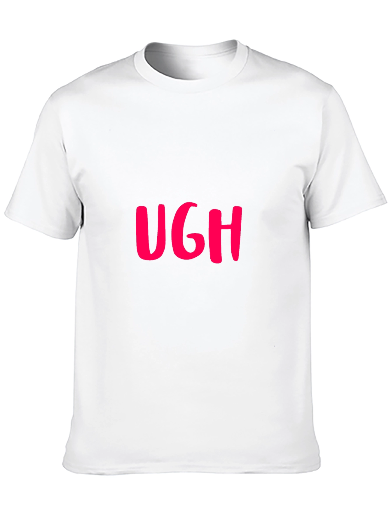 Ugh! Graphic T-Shirt - Black Casual Tee