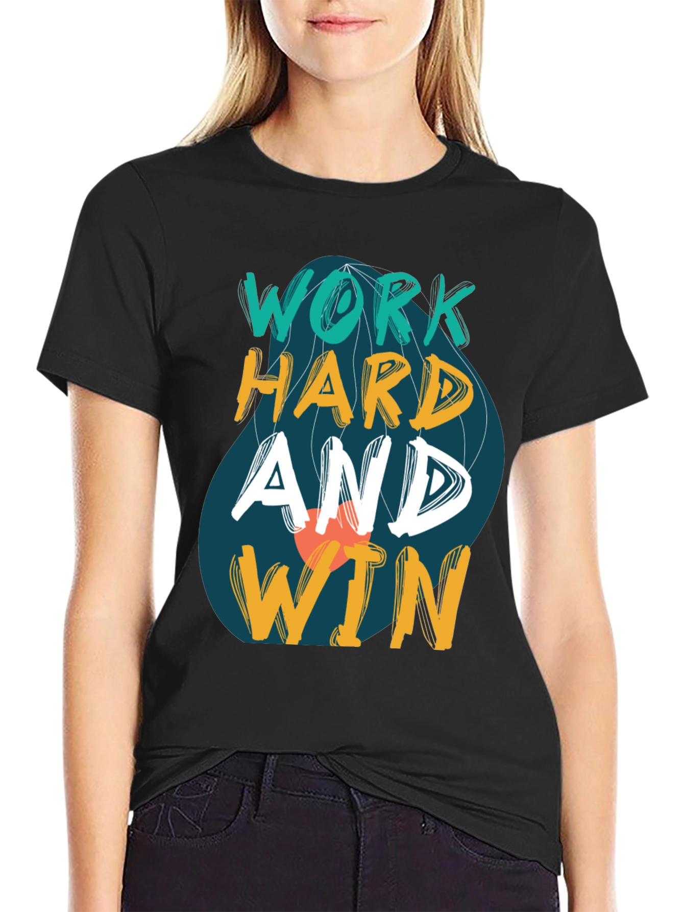 Work Hard and Win Graphic Tee